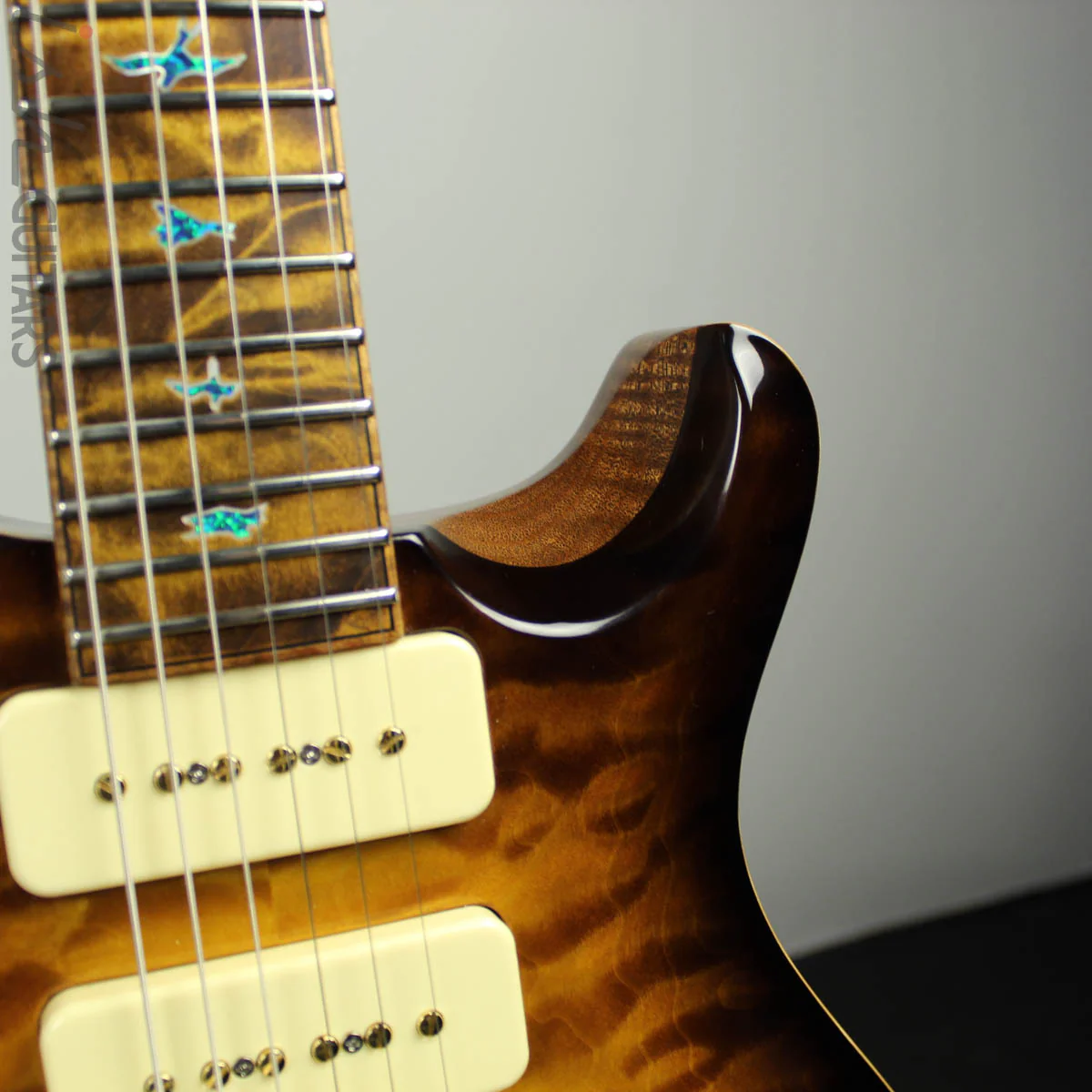 2019 PRS Private Stock McCarty 594 Semi-Hollow P90 McCarty Glow Smoked Burst - Image 7