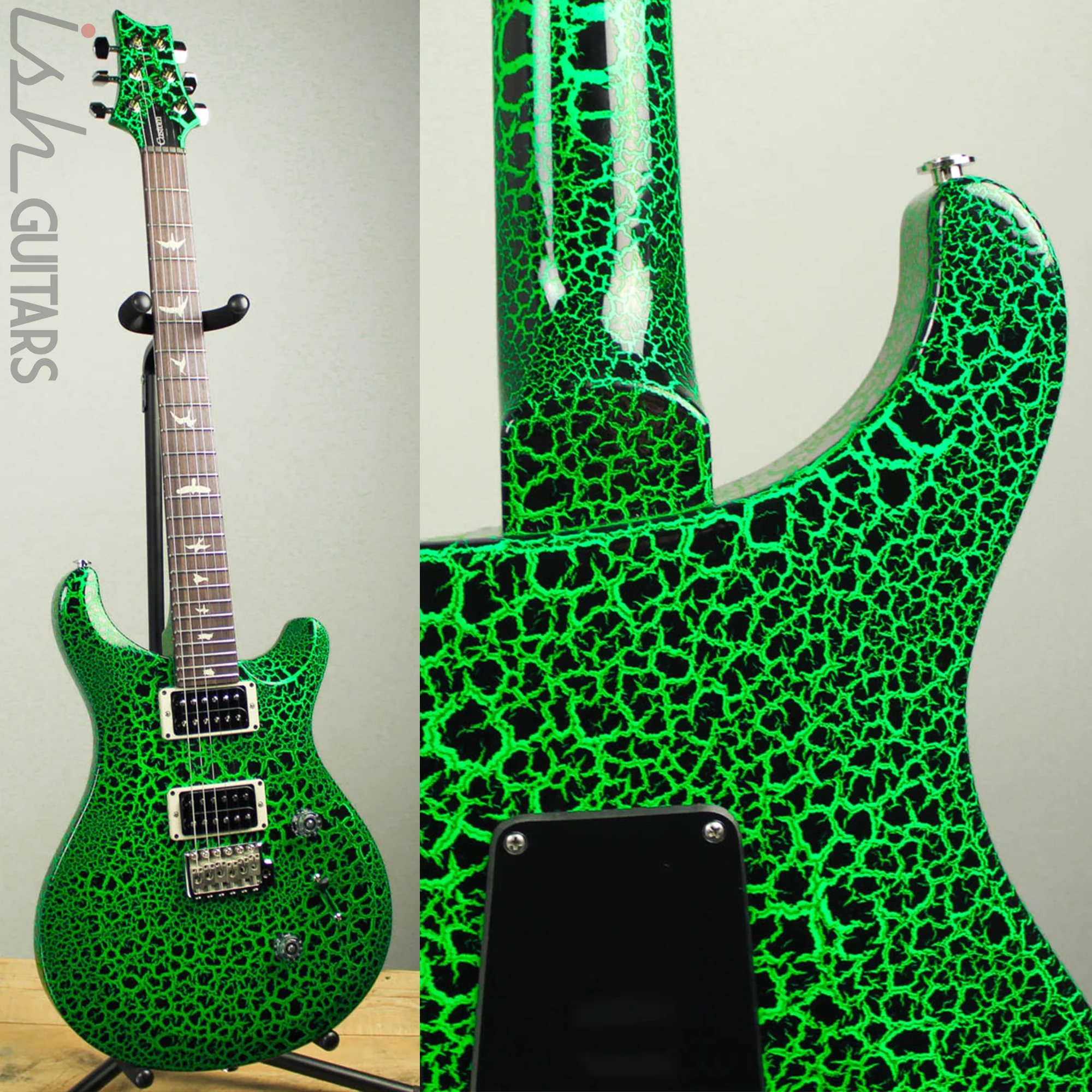 2019 PRS S2 Custom 24 Green Crackle