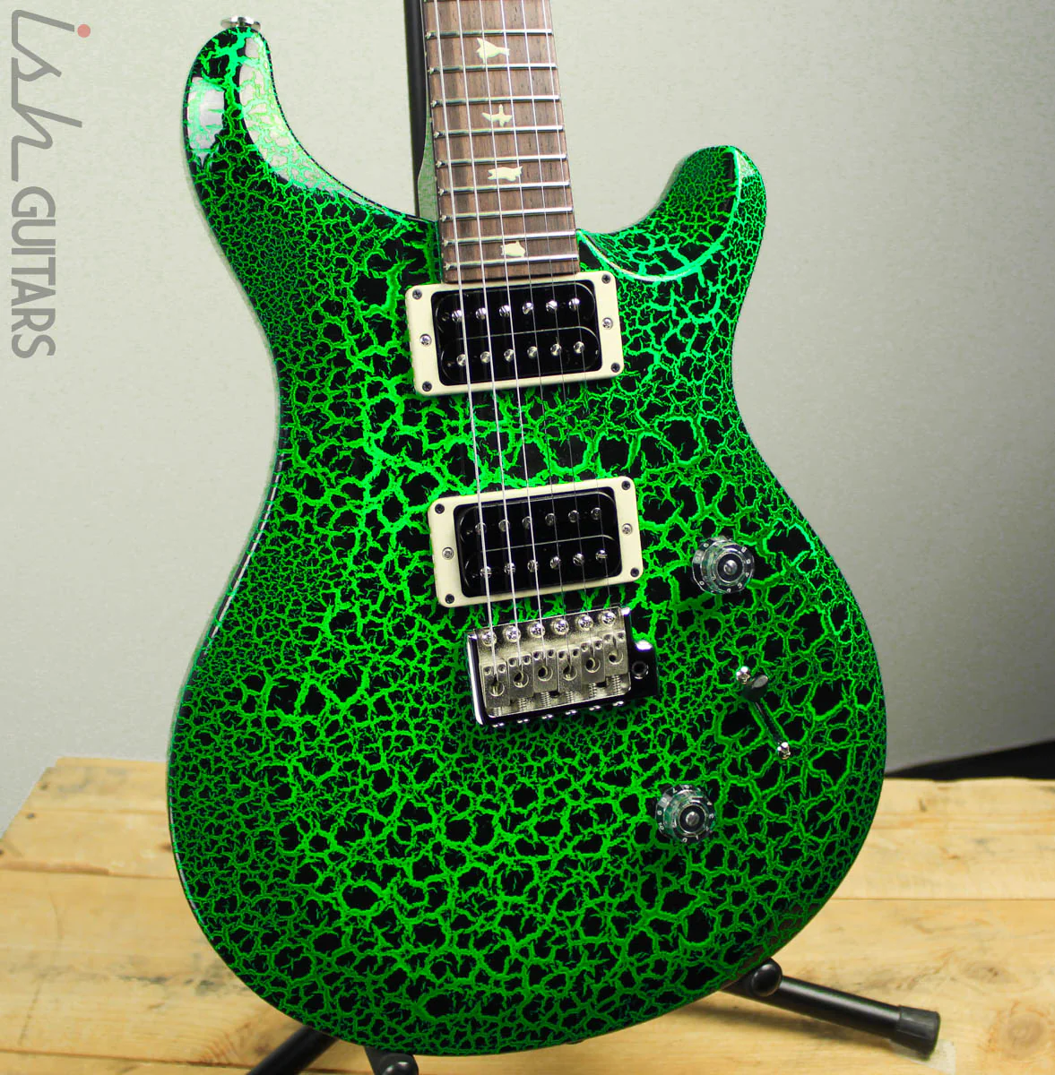 2019 PRS S2 Custom 24 Green Crackle - Image 2