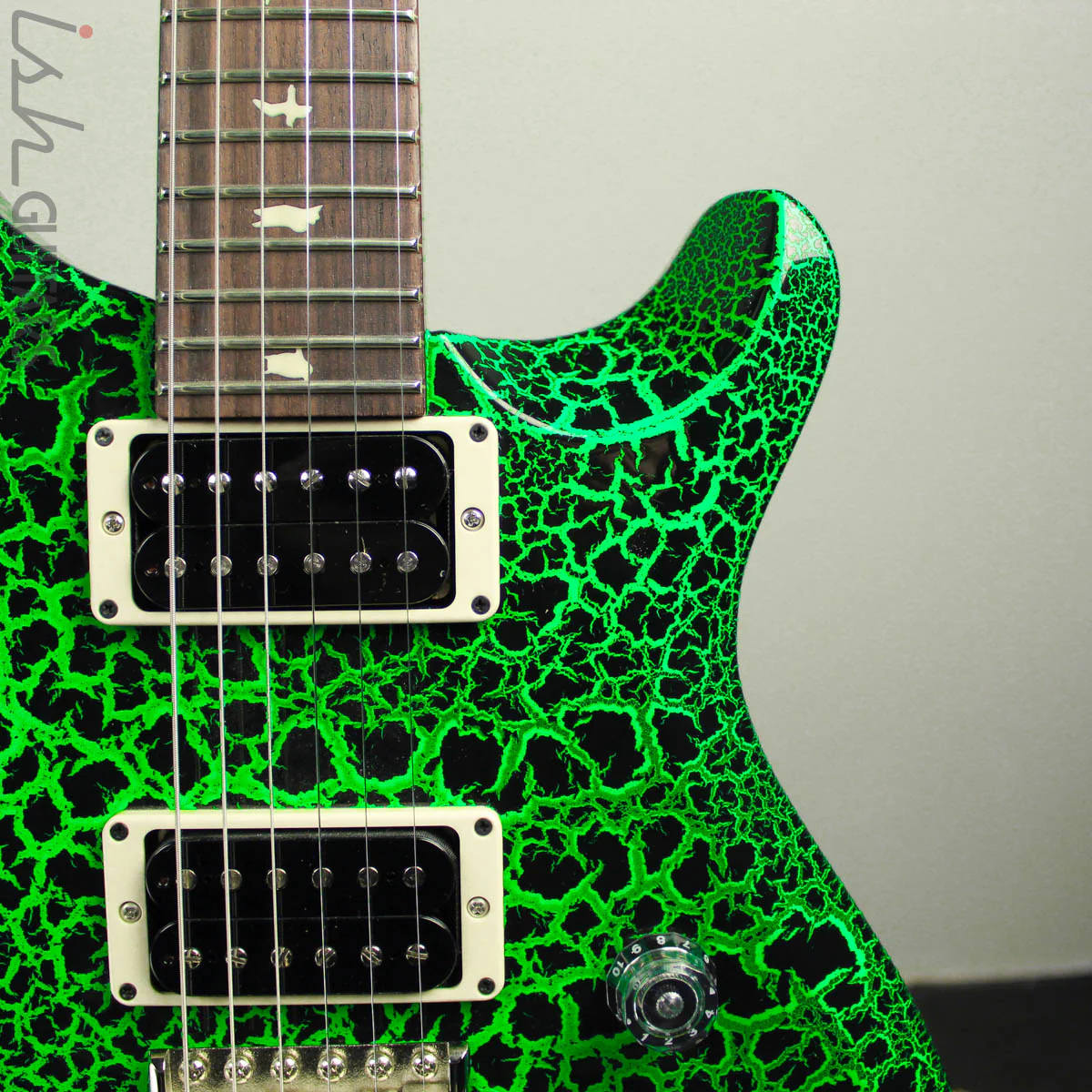 2019 PRS S2 Custom 24 Green Crackle - Image 4