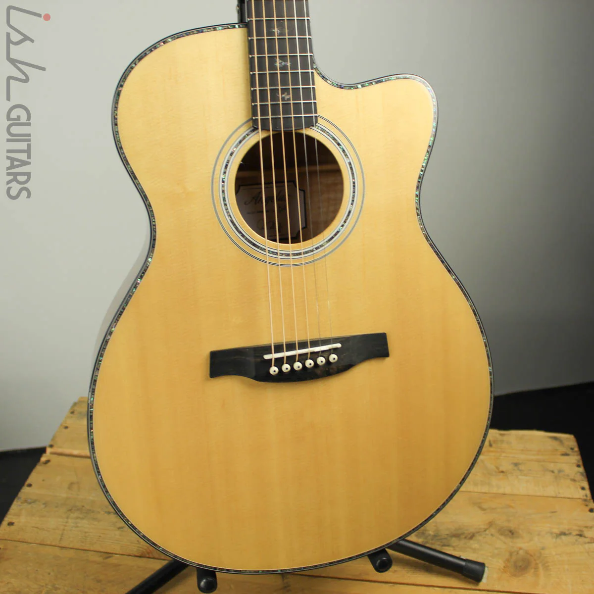 2019 PRS SE A55E Angelus Black Gold Burst Acoustic Electric B-Stock