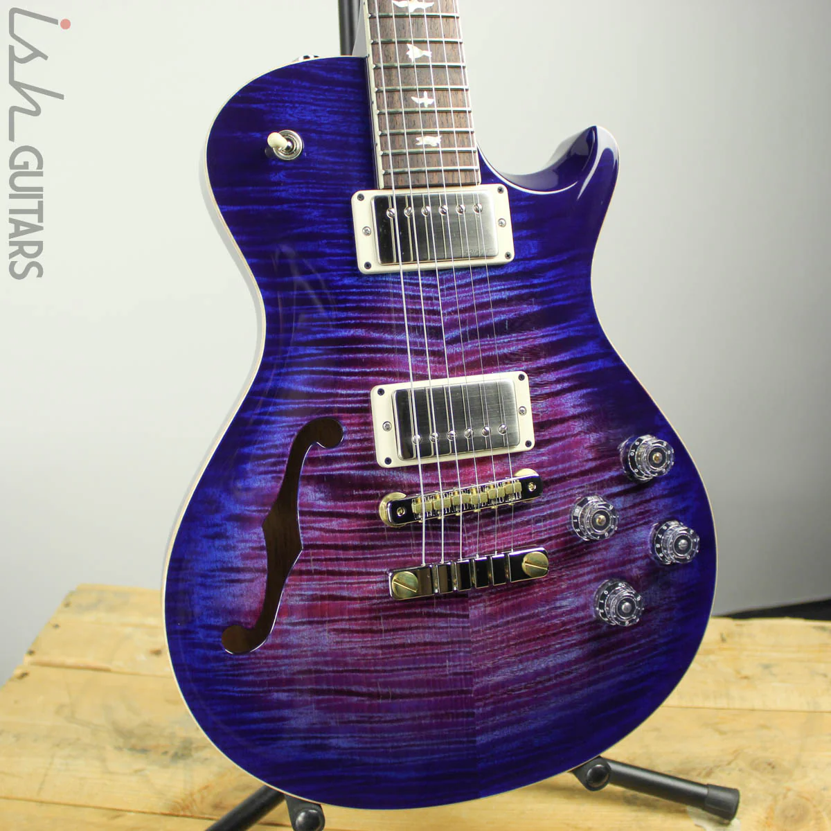 2019 PRS McCarty 594 Singlecut Semi-Hollow Limited Edition Violet Blue Burst