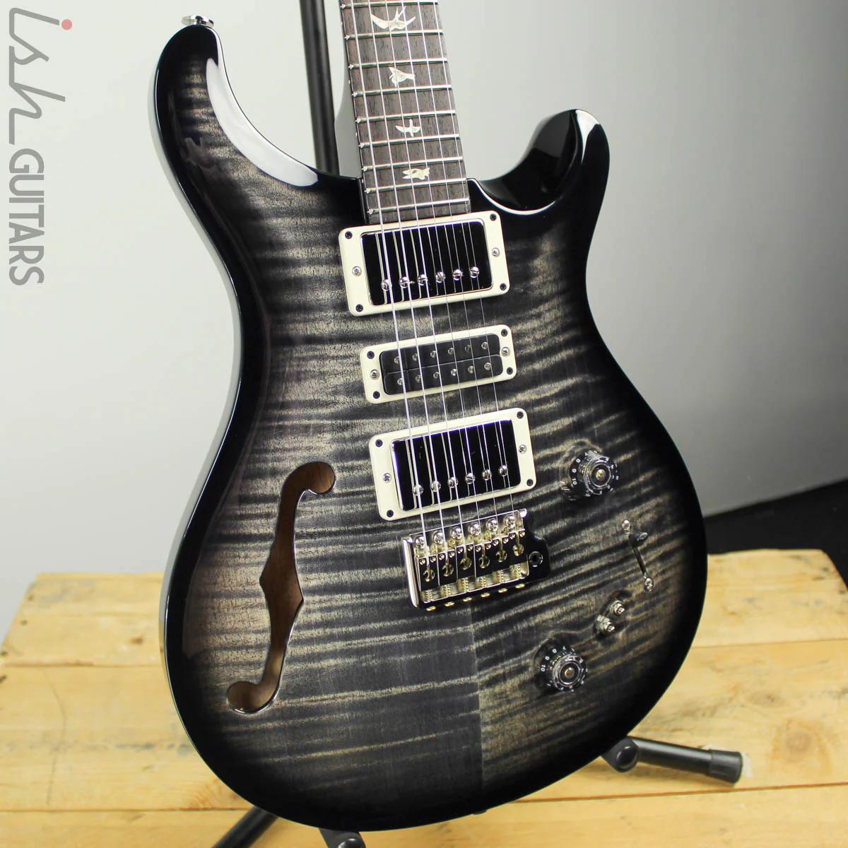 2019 PRS Special 22 Semi-Hollow Charcoal Smokewrap Custom Color
