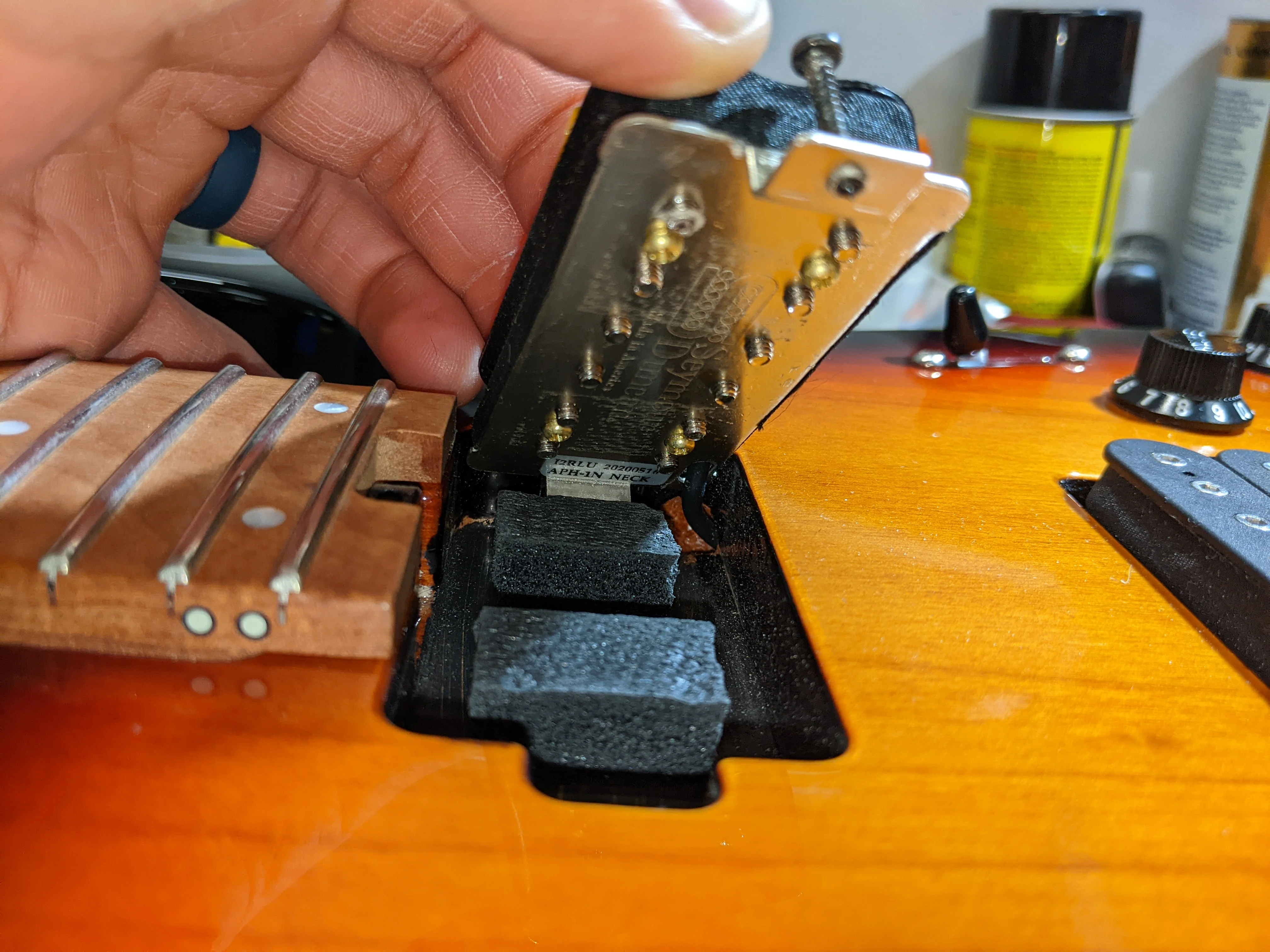 2020 Charvel Pro-Mod DK24 HH 2PT CM 3-Tone Sunburst - Image 14
