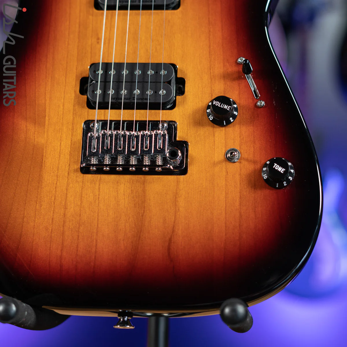 2020 Charvel Pro-Mod DK24 HH 2PT CM 3-Tone Sunburst - Image 4