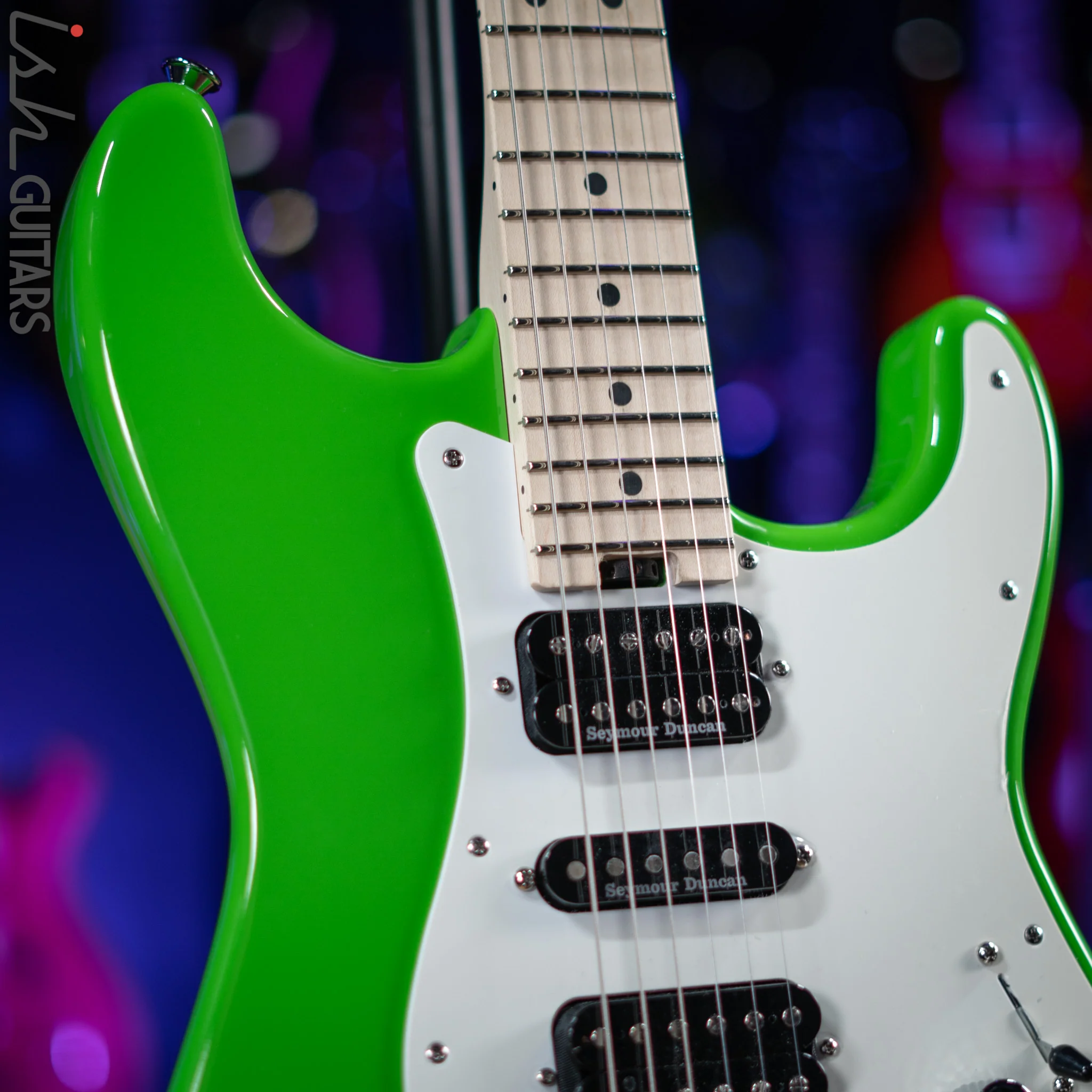 2020 Charvel Pro-Mod SoCal 1 SC3 HSH FR Slime Green - Image 3