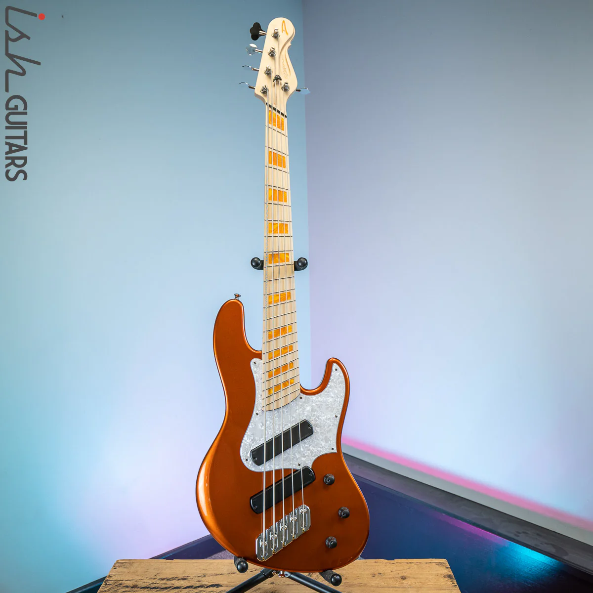 Dingwall Super J 5-String Candy Tangerine - Image 2