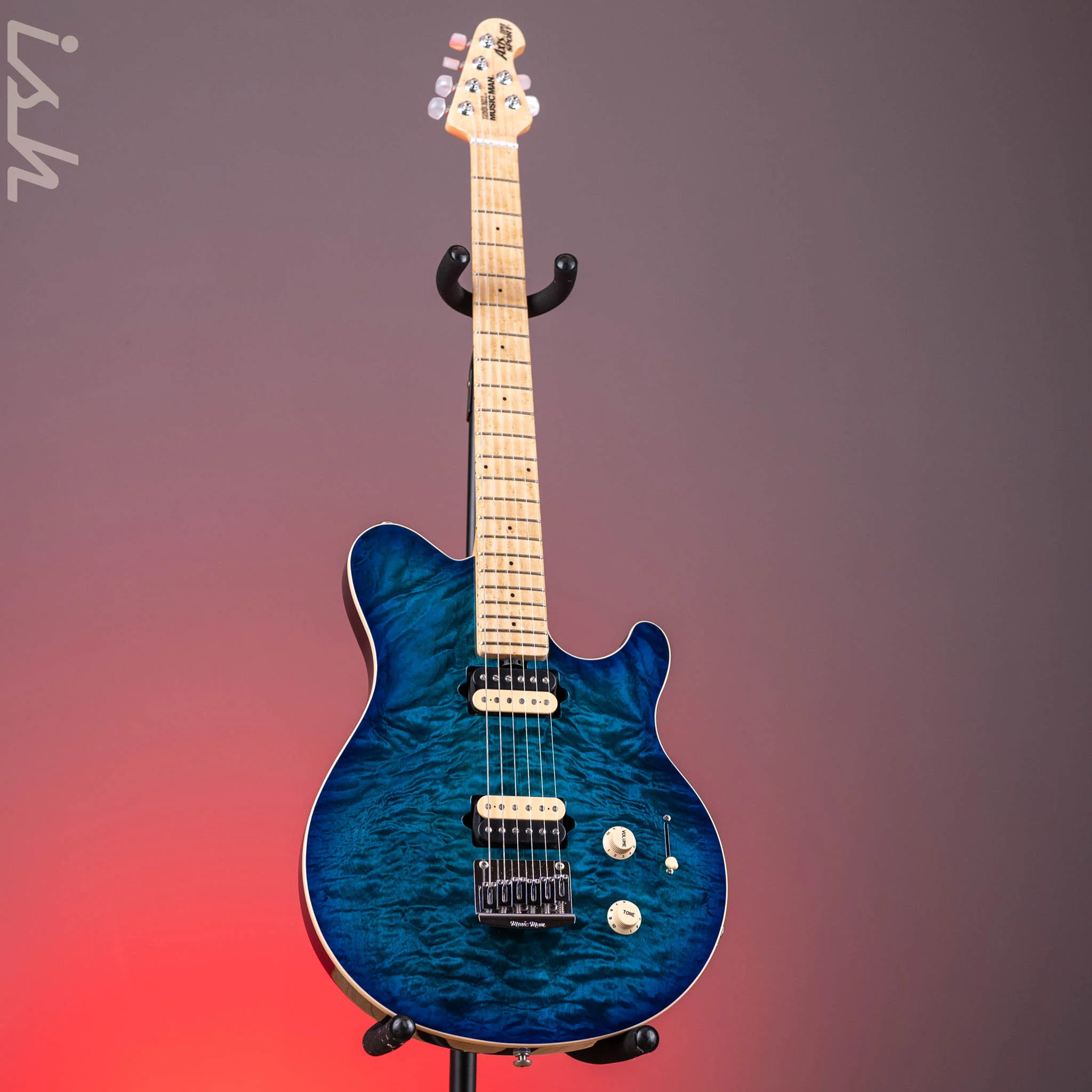 2020 Ernie Ball Music Man Axis Super Sport Balboa Blue - Image 2