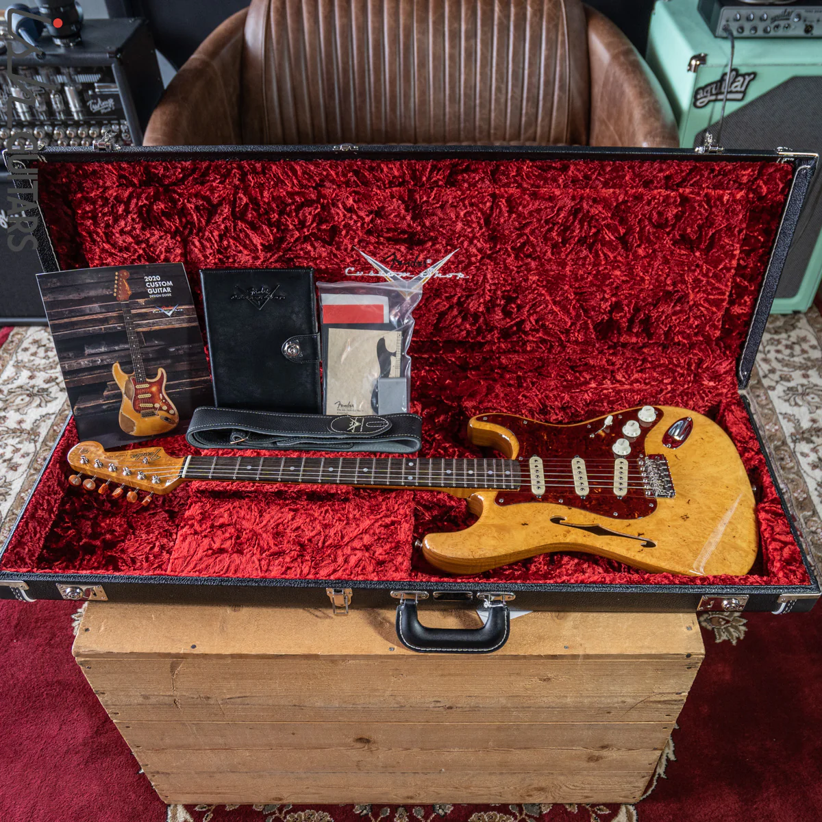 2020 Fender Custom Shop Artisan Thinline Strat - Image 13