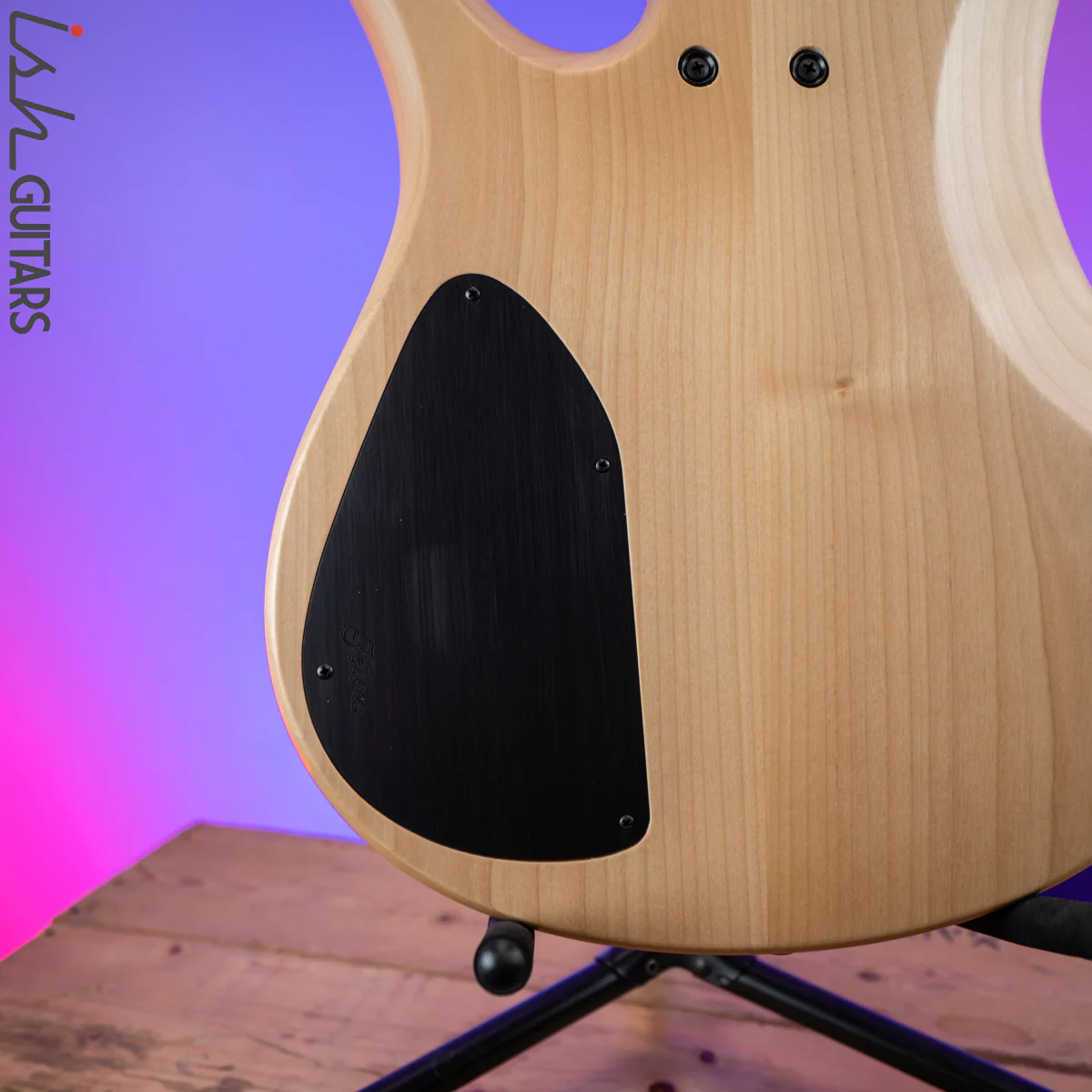 2020 Fodera Yin Yang Standard Purple Heart Olympic White 4 String - Image 10