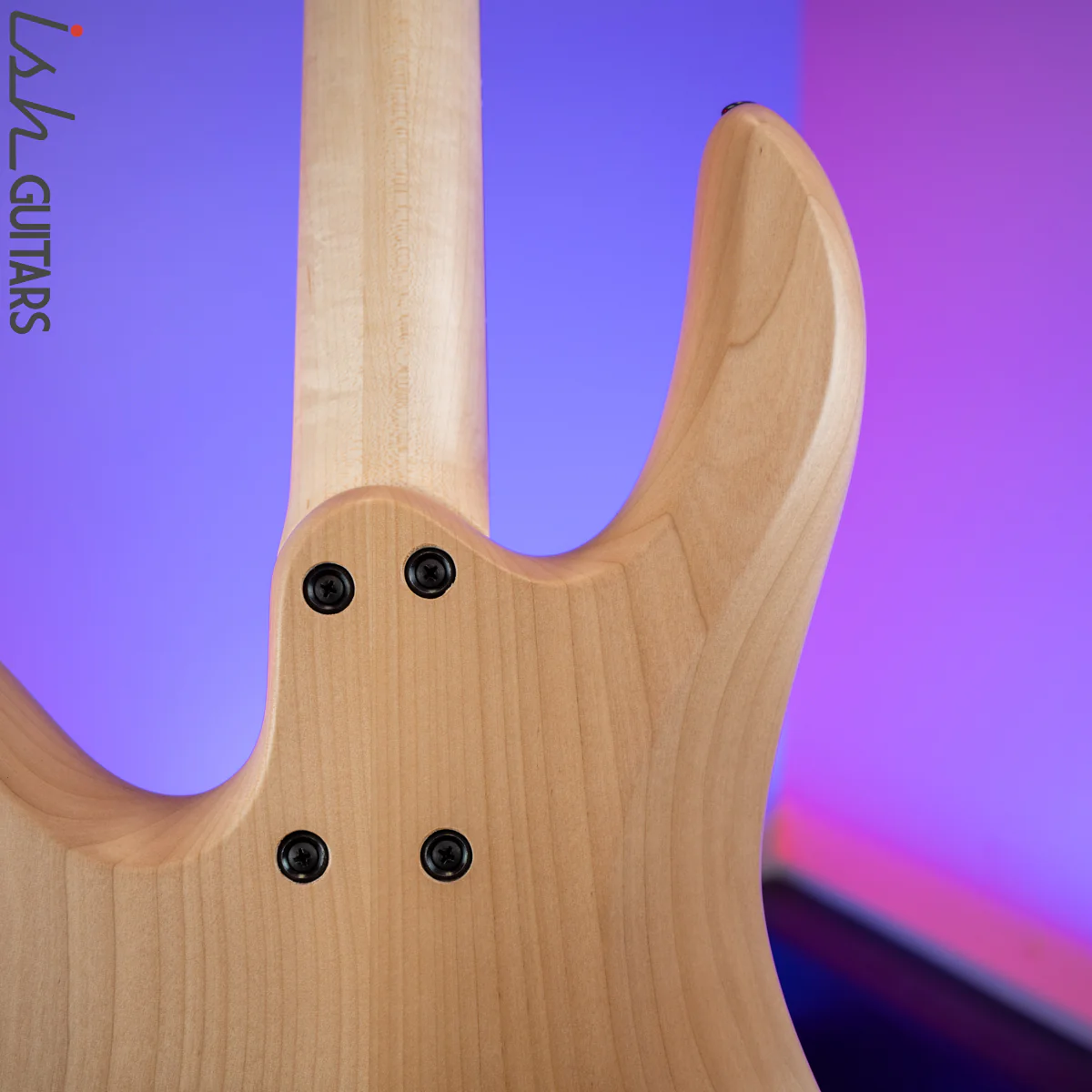 2020 Fodera Yin Yang Standard Purple Heart Olympic White 4 String - Image 9