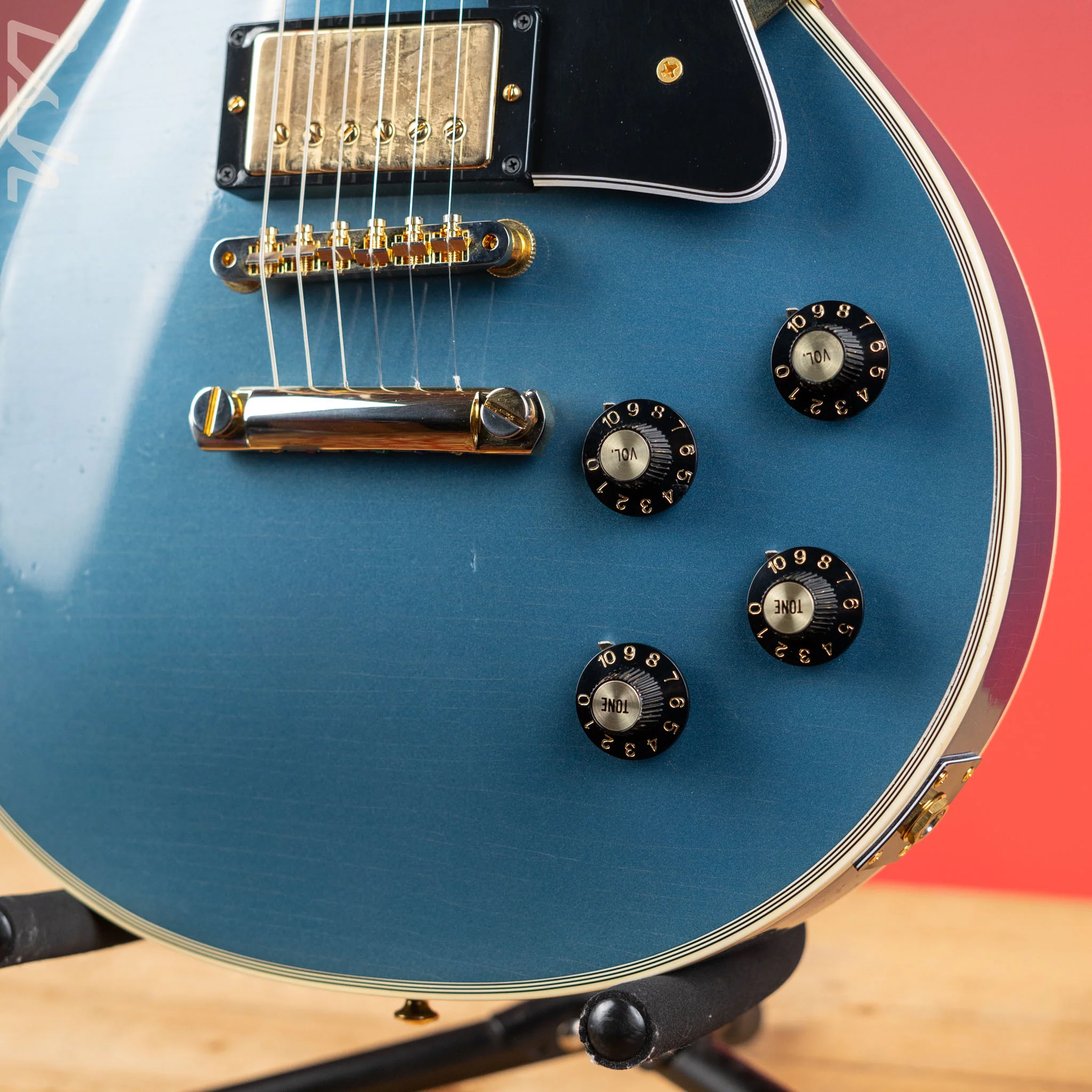 2020 Gibson Custom Shop Les Paul 1968 Reissue Pelham Blue - Image 4
