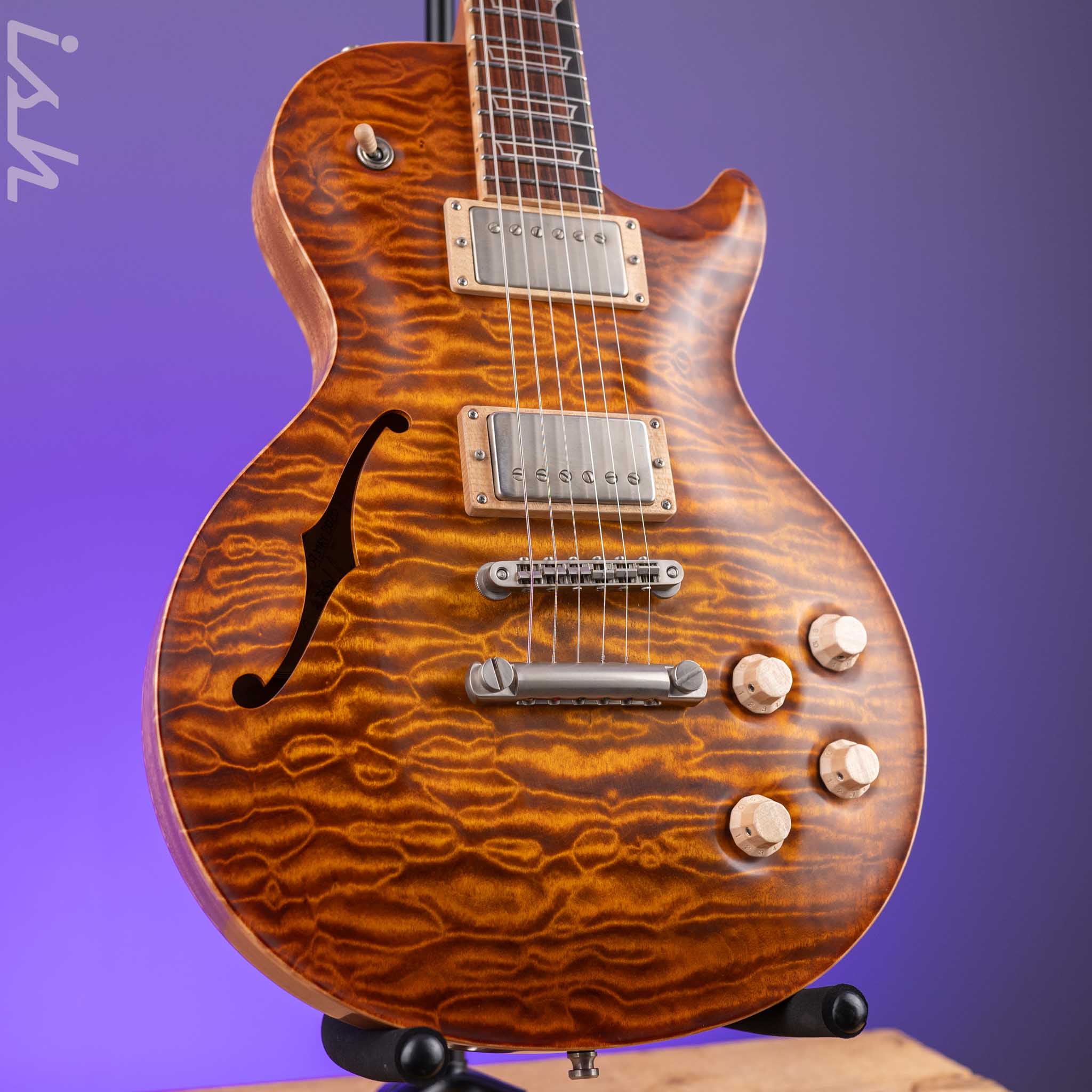 2020 Nik Huber Orca Custom Order Semi-Hollow D.S. Faded Sunburst