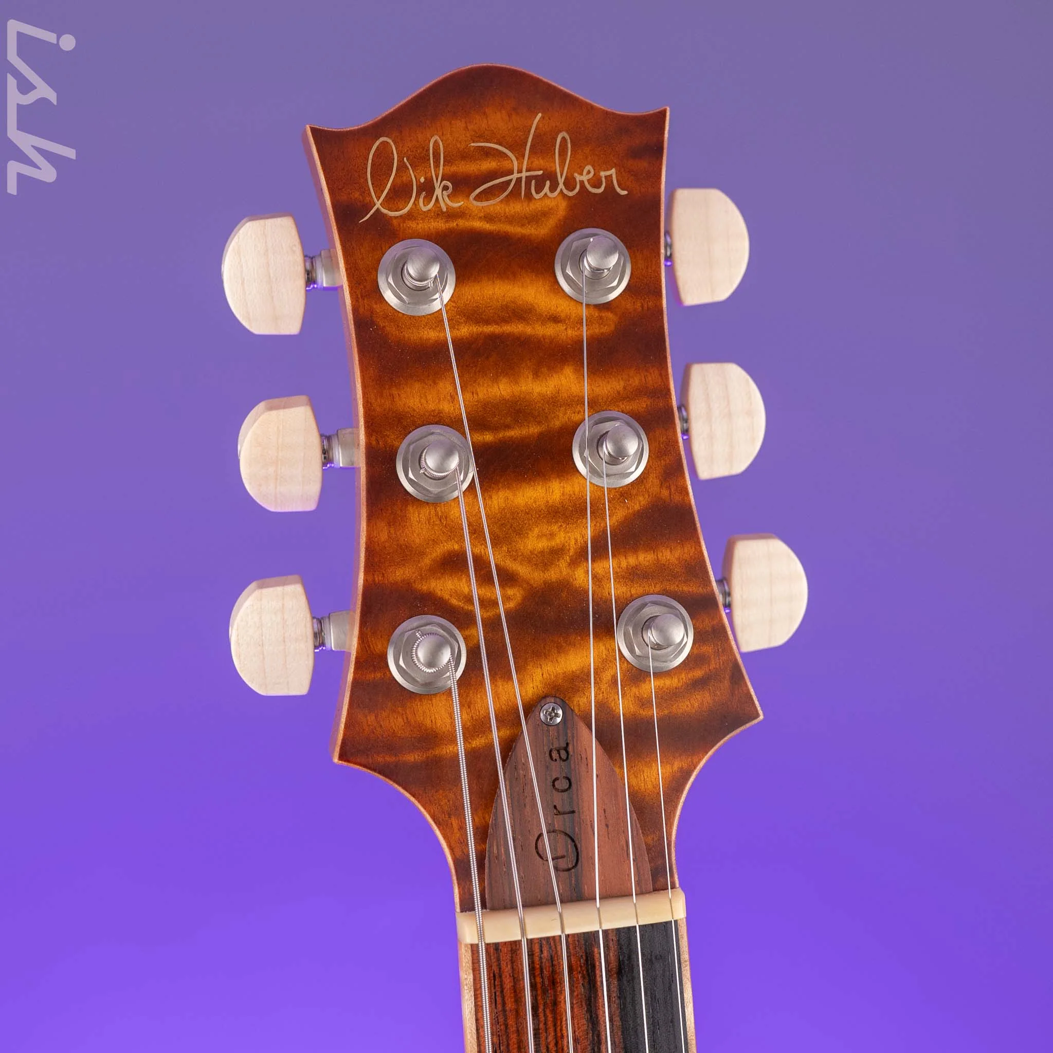 2020 Nik Huber Orca Custom Order Semi-Hollow D.S. Faded Sunburst - Image 7