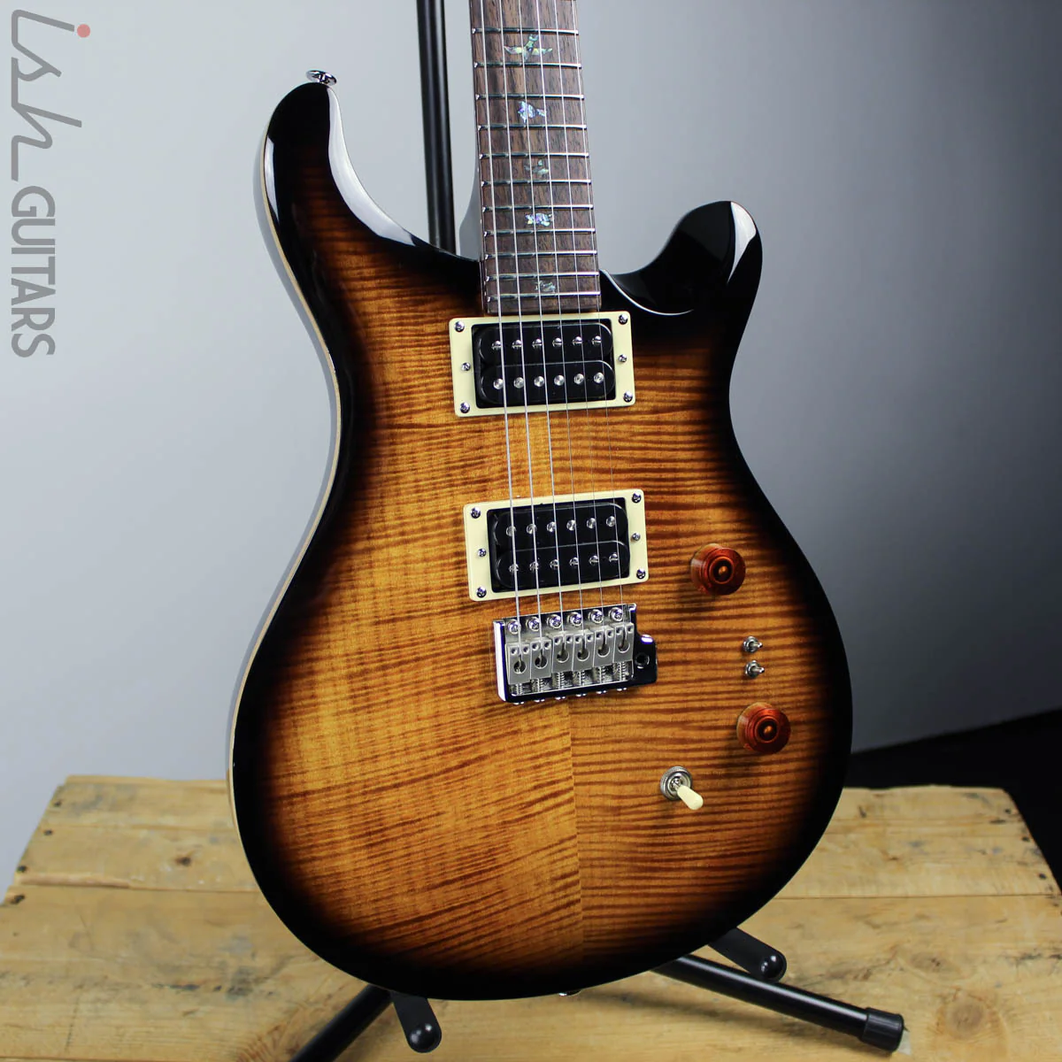 B Stock 2020 Paul Reed Smith PRS SE 35th Anniversary Custom 24 Black Gold Burst