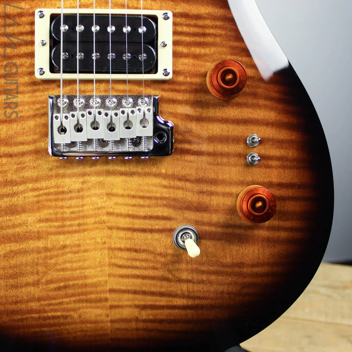 2020 Paul Reed Smith PRS SE 35th Anniversary Custom 24 Black Gold Burst - Image 4