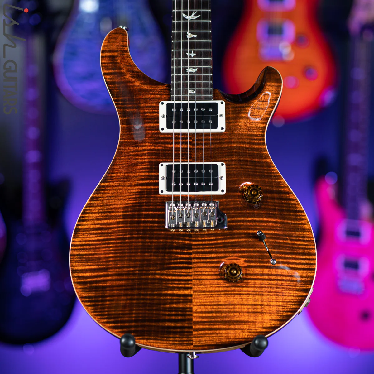 2021 PRS Custom 24 Orange Tiger