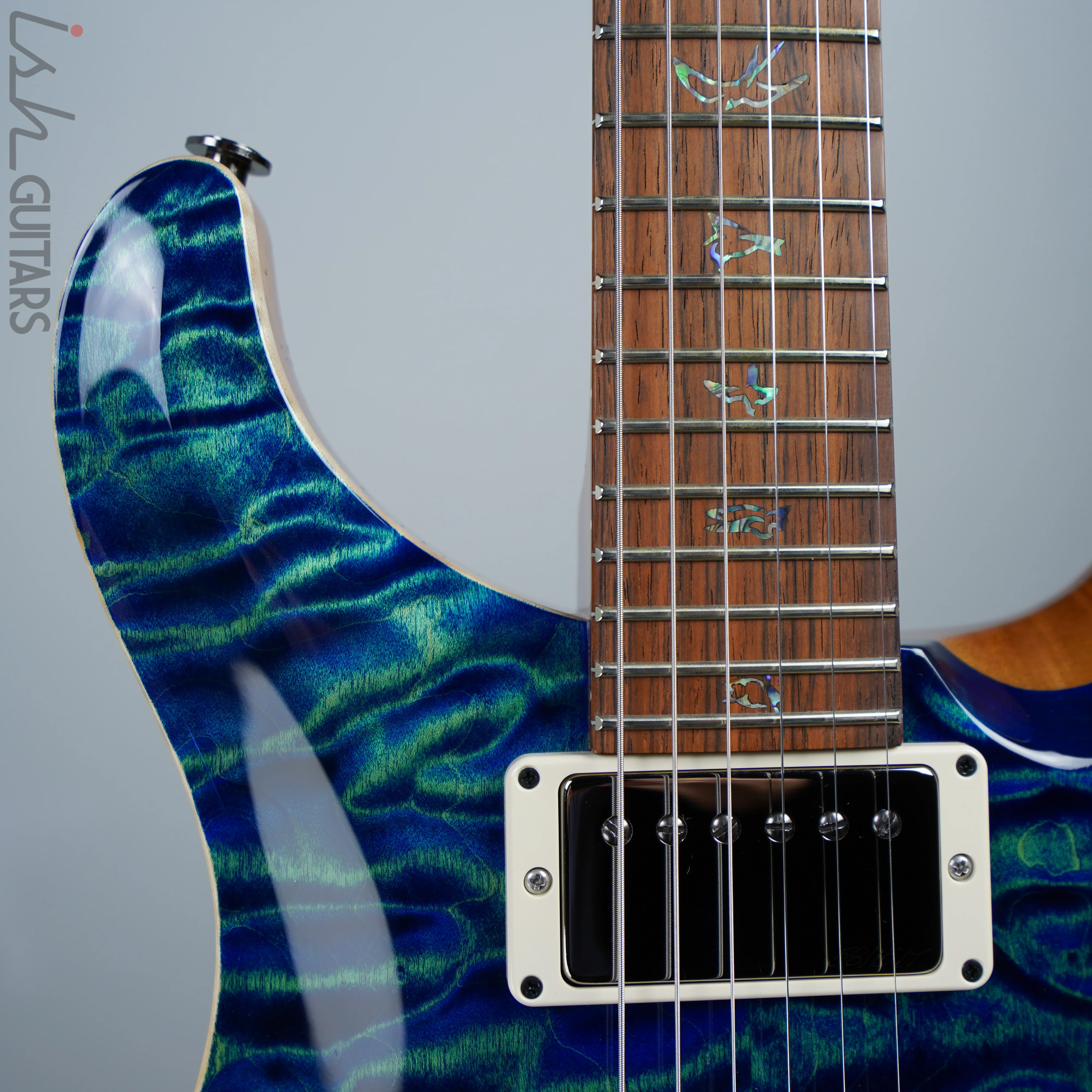 2020 PRS Paul Reed Smith Custom 24 Wood Library River Blue Brazilian - Image 3