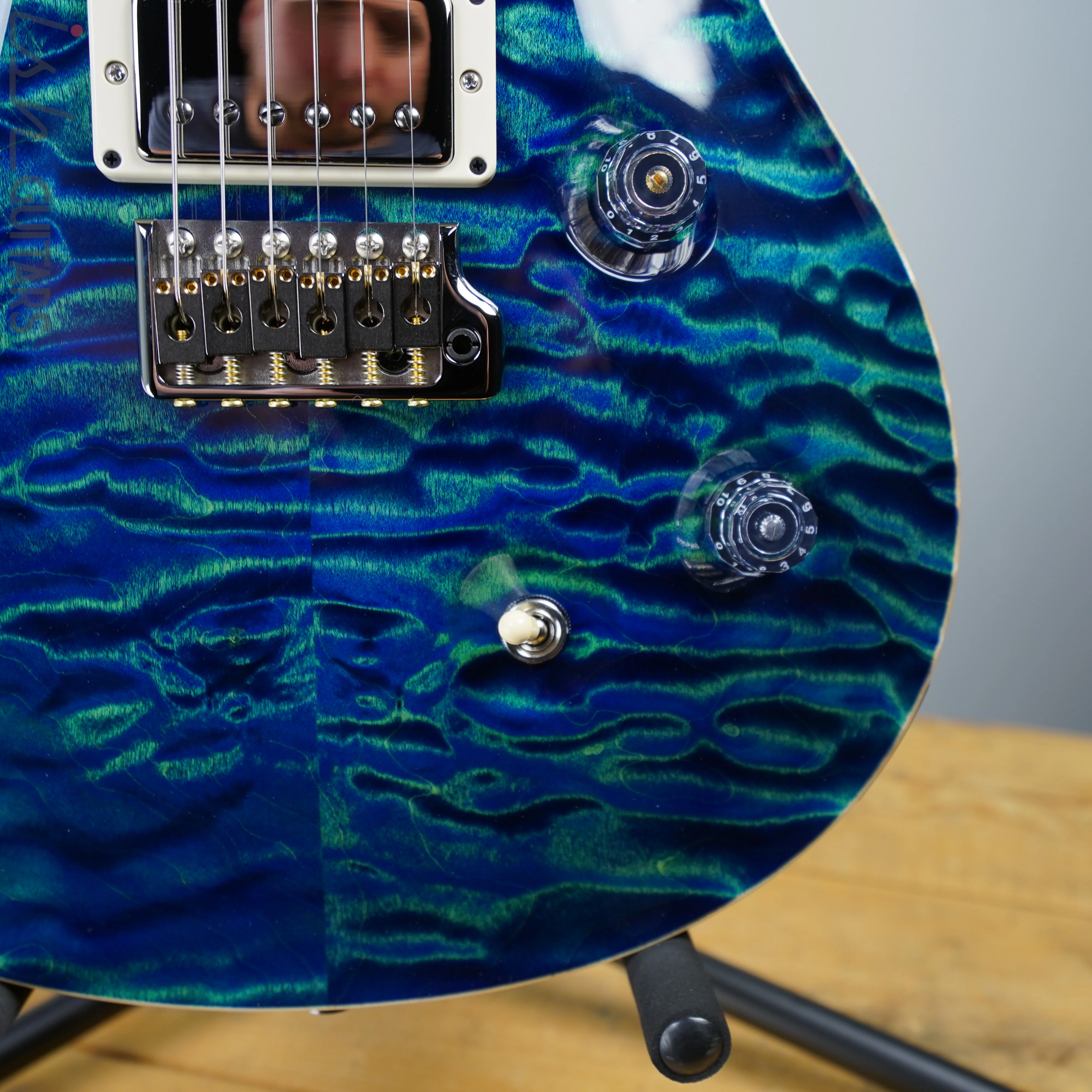 2020 PRS Paul Reed Smith Custom 24 Wood Library River Blue Brazilian - Image 4