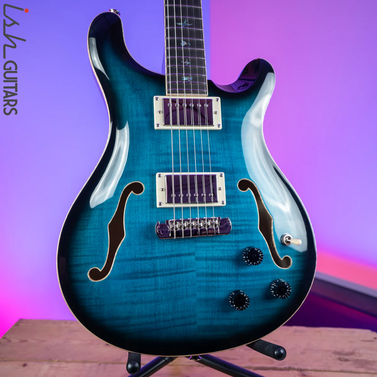 2020 PRS Paul Reed Smith SE Hollowbody II Piezo Peacock Blue