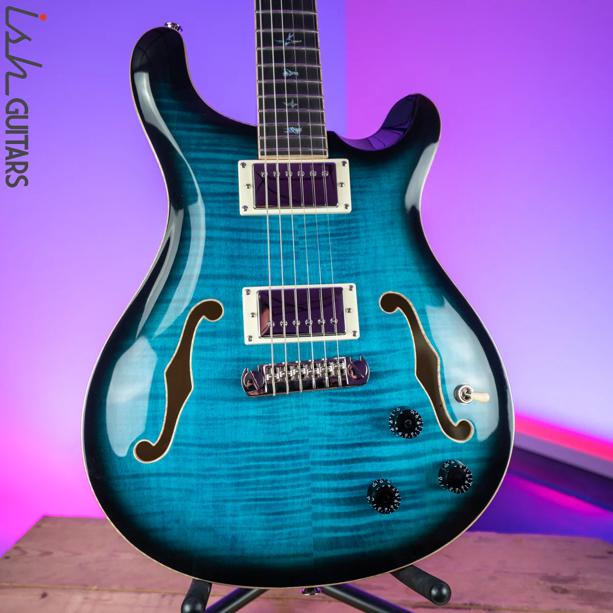 2020 PRS Paul Reed Smith SE Hollowbody II Piezo Peacock Blue