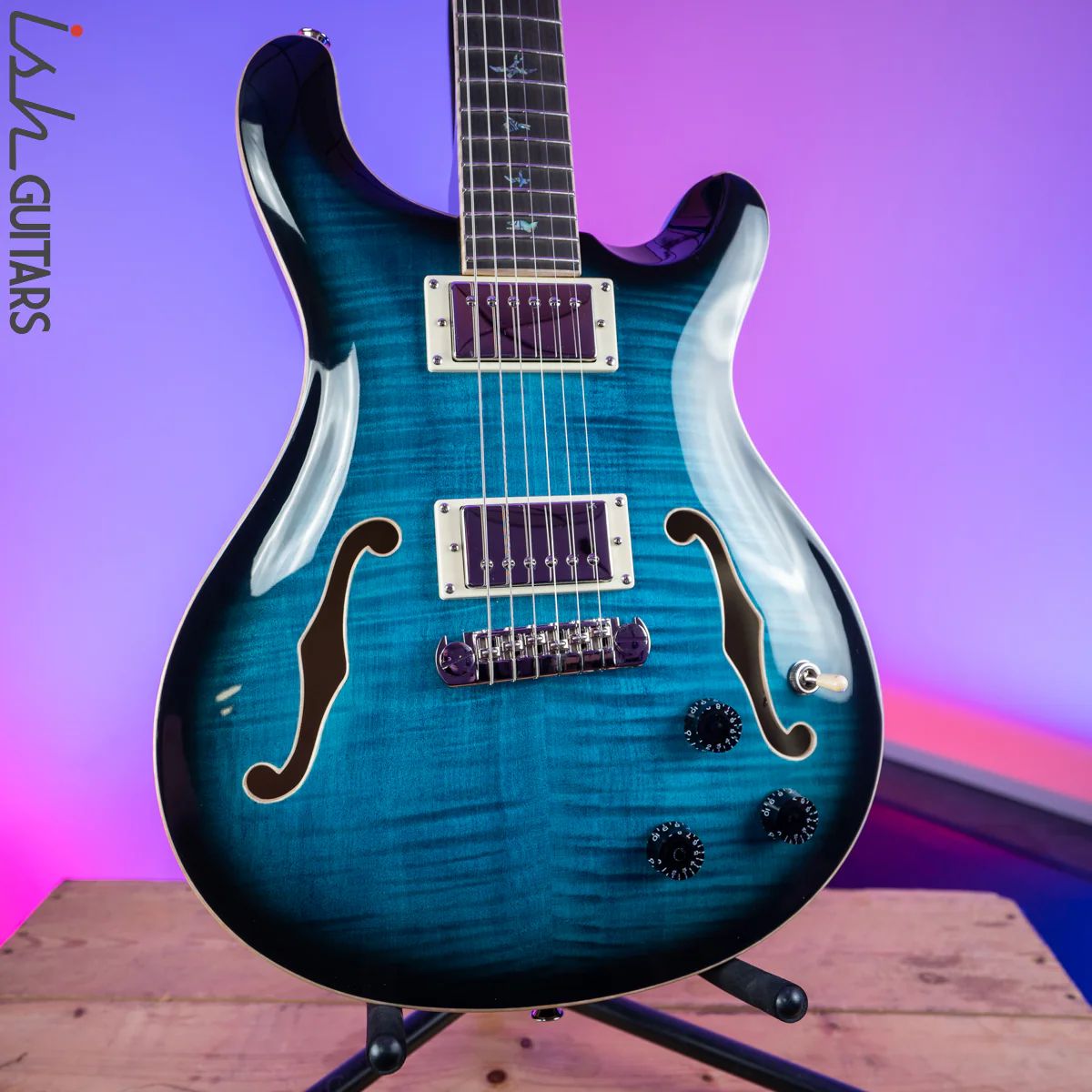 2020 PRS Paul Reed Smith SE Hollowbody II Piezo Peacock Blue