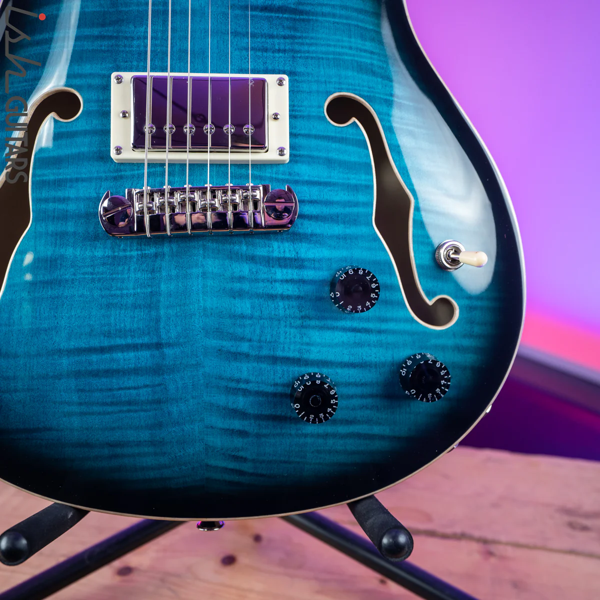 2020 PRS Paul Reed Smith SE Hollowbody II Piezo Peacock Blue - Image 4
