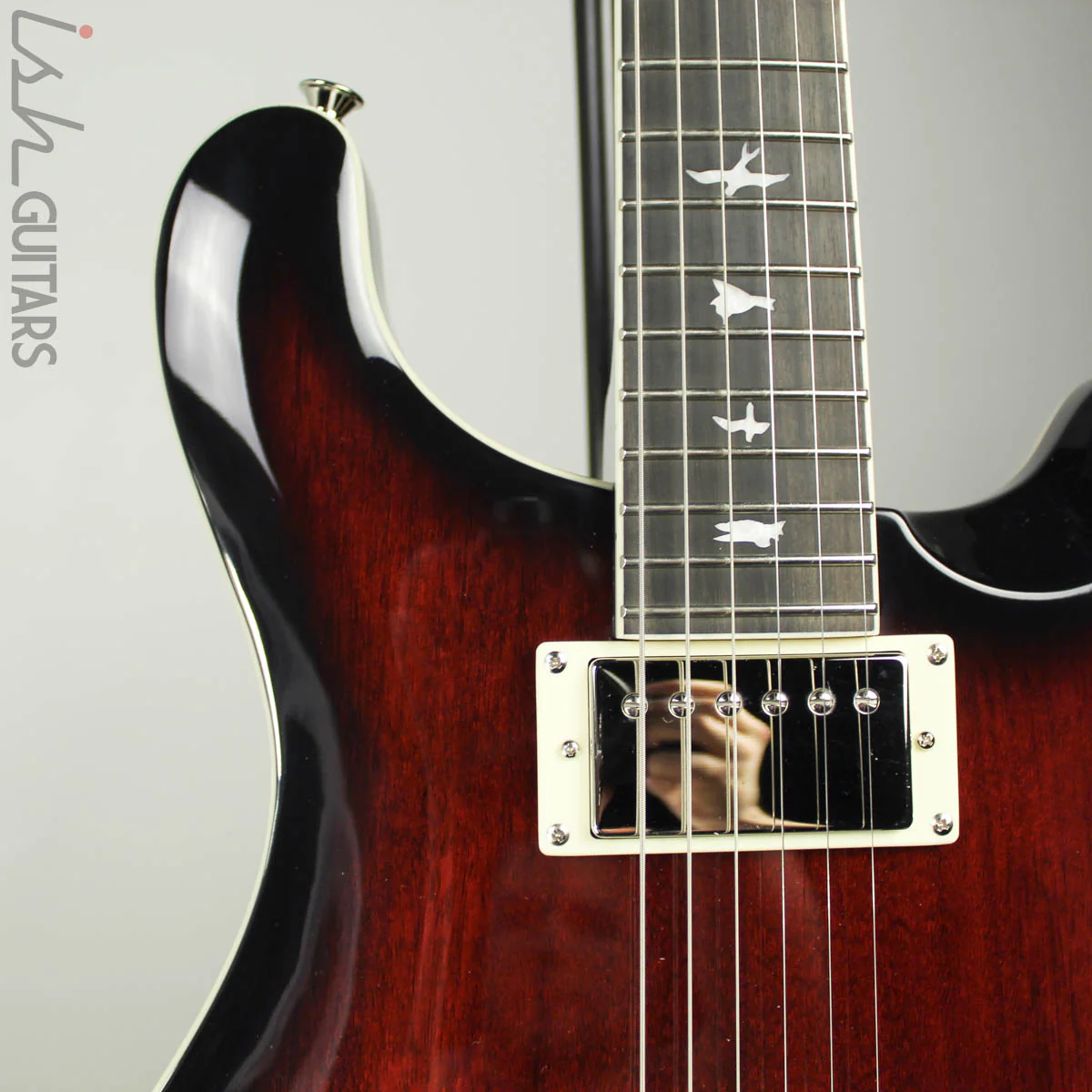 2020 PRS Paul Reed Smith SE Hollowbody Standard Fire Red Burst - Image 3