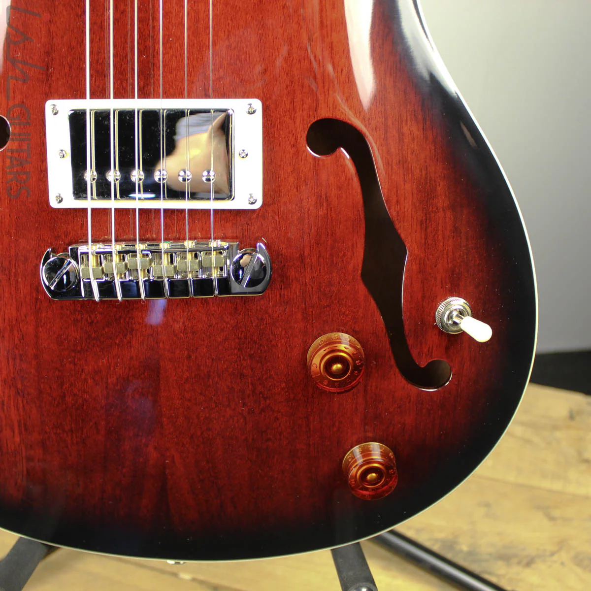 2020 PRS Paul Reed Smith SE Hollowbody Standard Fire Red Burst - Image 4