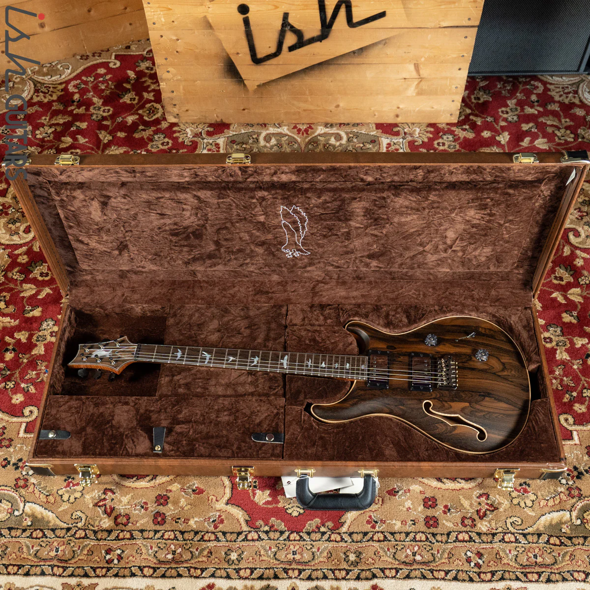2020 PRS Private Stock Custom 24 Semi-Hollow Ziricote Satin - Image 16