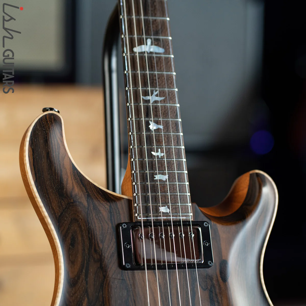 2020 PRS Private Stock Custom 24 Semi-Hollow Ziricote Satin - Image 6