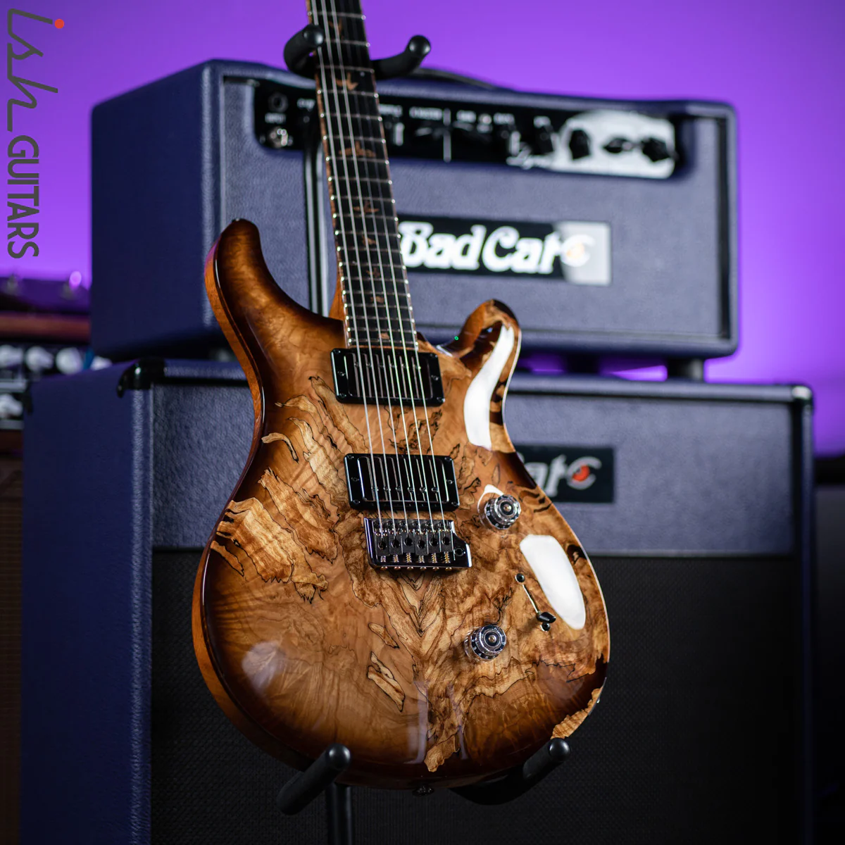 2020 PRS Private Stock Custom 24 Spalted Maple Smoked Burst - Image 2