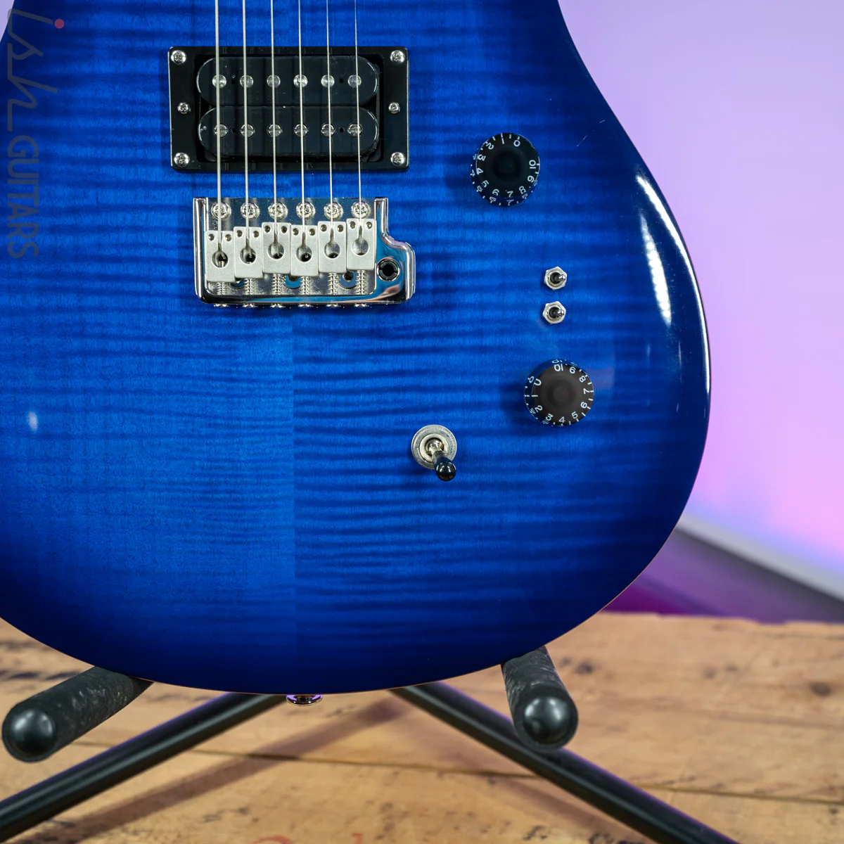 PRS SE 35th Anniversary Custom 24 Faded Blue Burst - Image 4