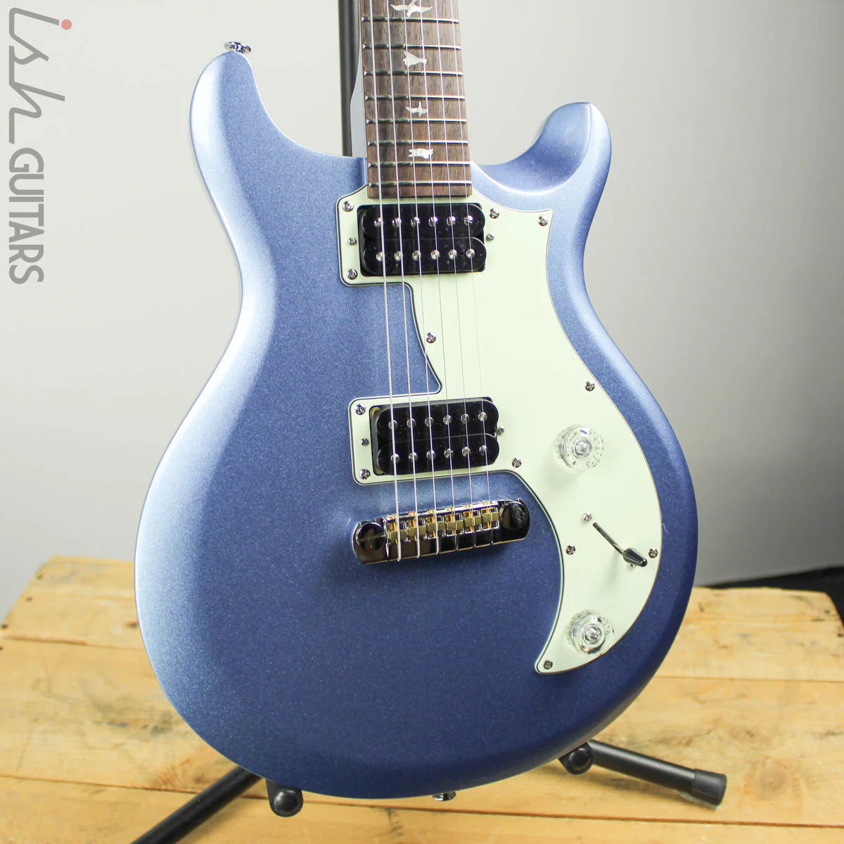 PRS SE Mira Frost Blue Metallic