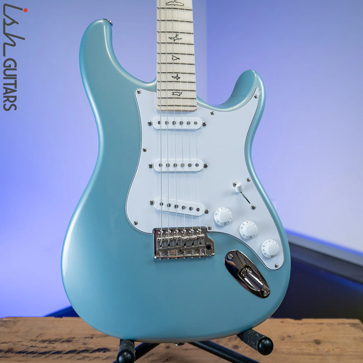 PRS Silver Polar Blue Maple Fretboard