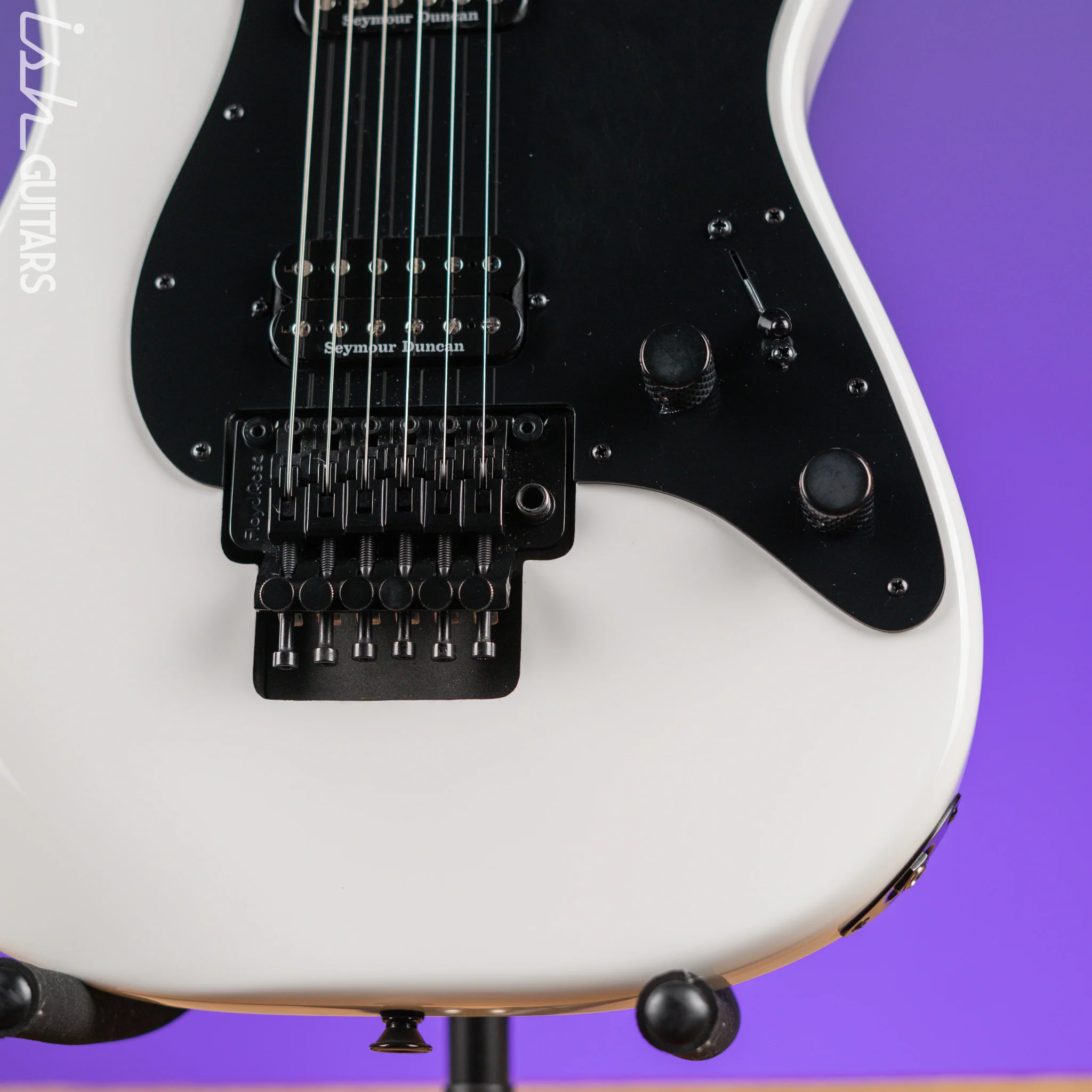 2021 Charvel Pro-Mod So-Cal Style 1 2H FR Electric Guitar Snow White - Image 4