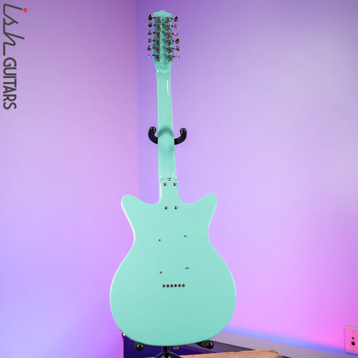 Danelectro 12SDC 12-String Electric Guitar Aqua - Image 6