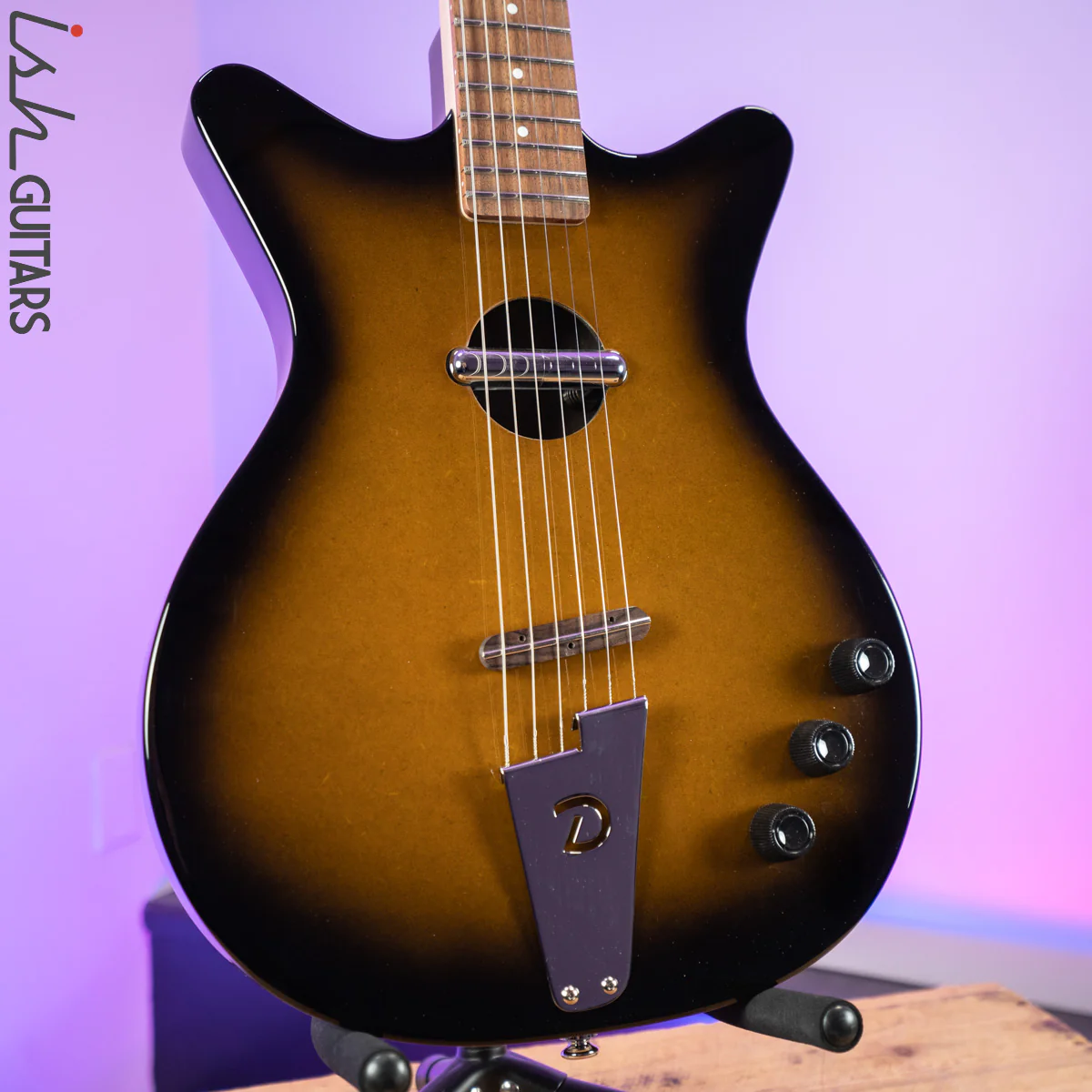 Danelectro Convertible Acoustic Electric Tobacco Sunburst w/Piezo