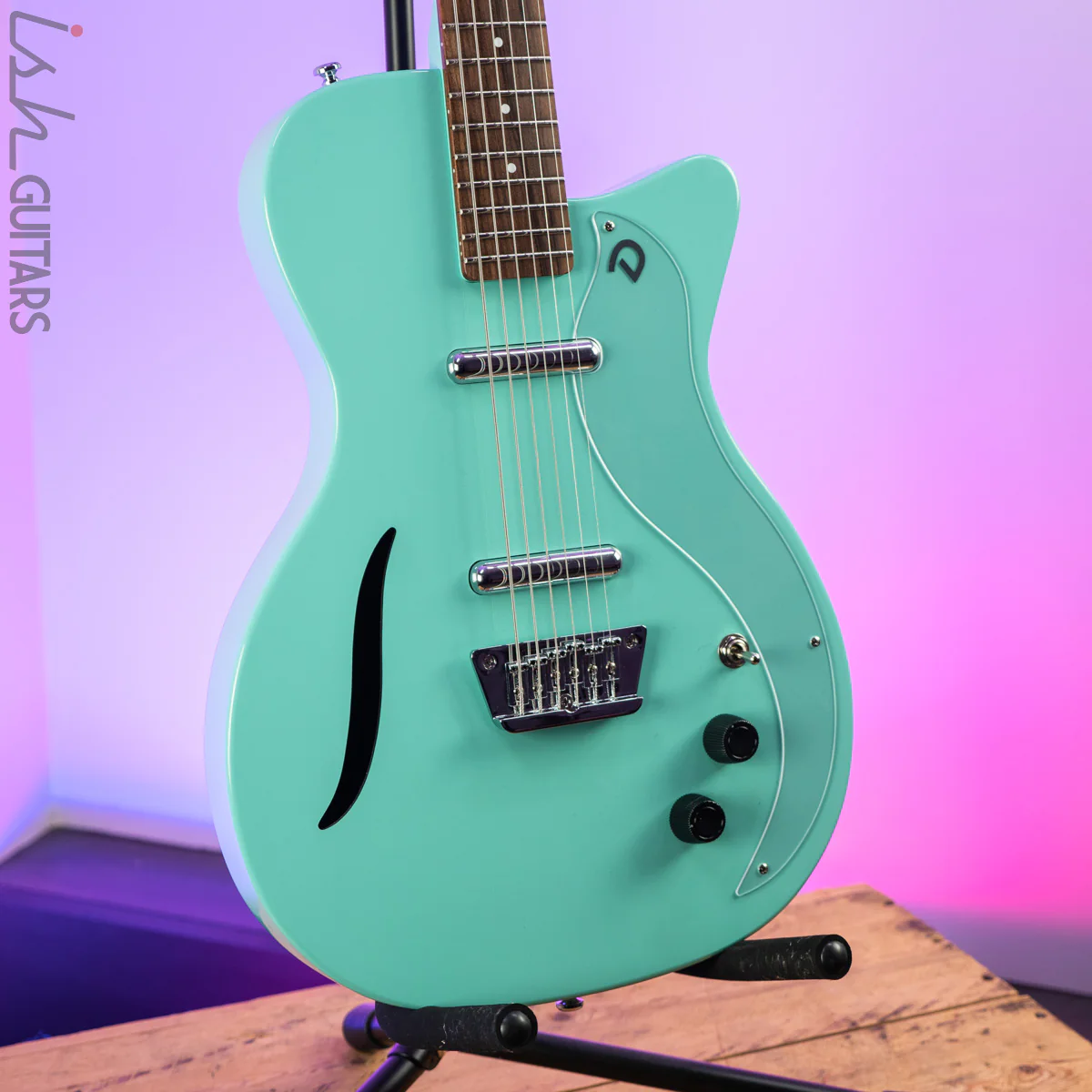 Danelectro Dano 56 Vintage Baritone Aqua - Image 5