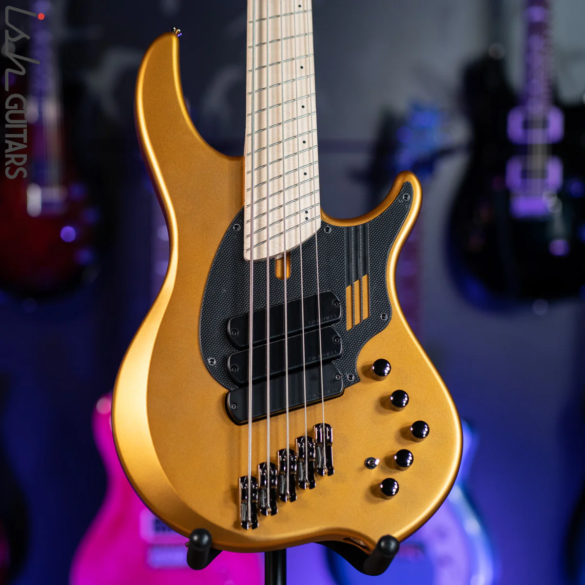 2021 Dingwall NG-3 5-String Bass Metallic Gold Matte B-Stock
