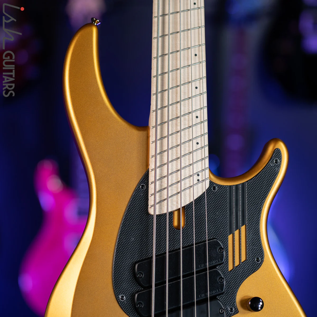 2021 Dingwall NG-3 5-String Bass Metallic Gold Matte B-Stock - Image 3