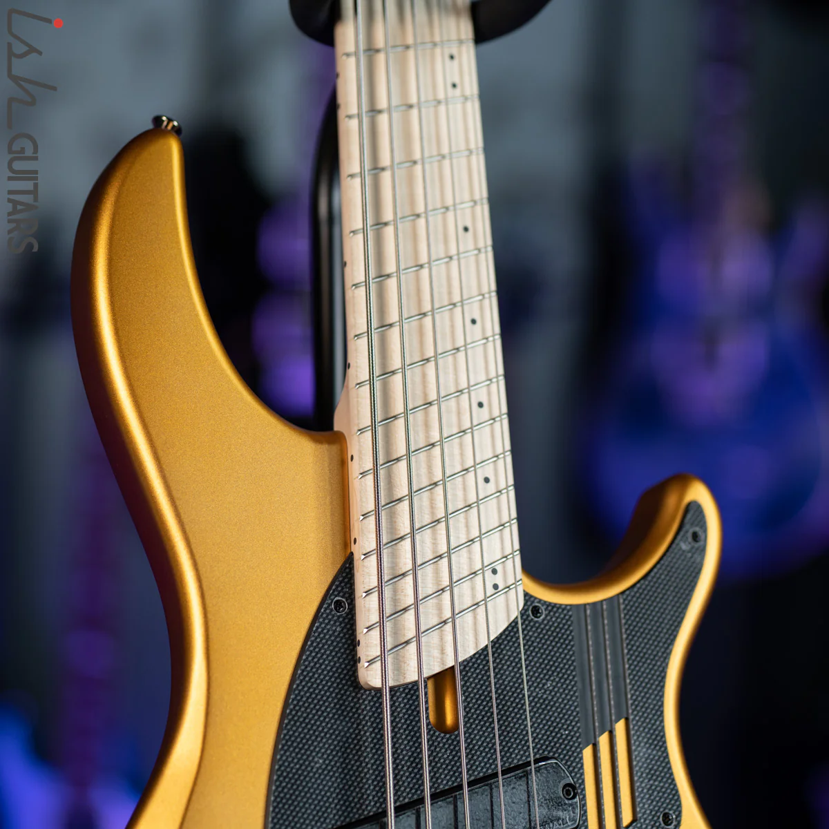 2021 Dingwall NG-3 5-String Bass Metallic Gold Matte B-Stock - Image 4