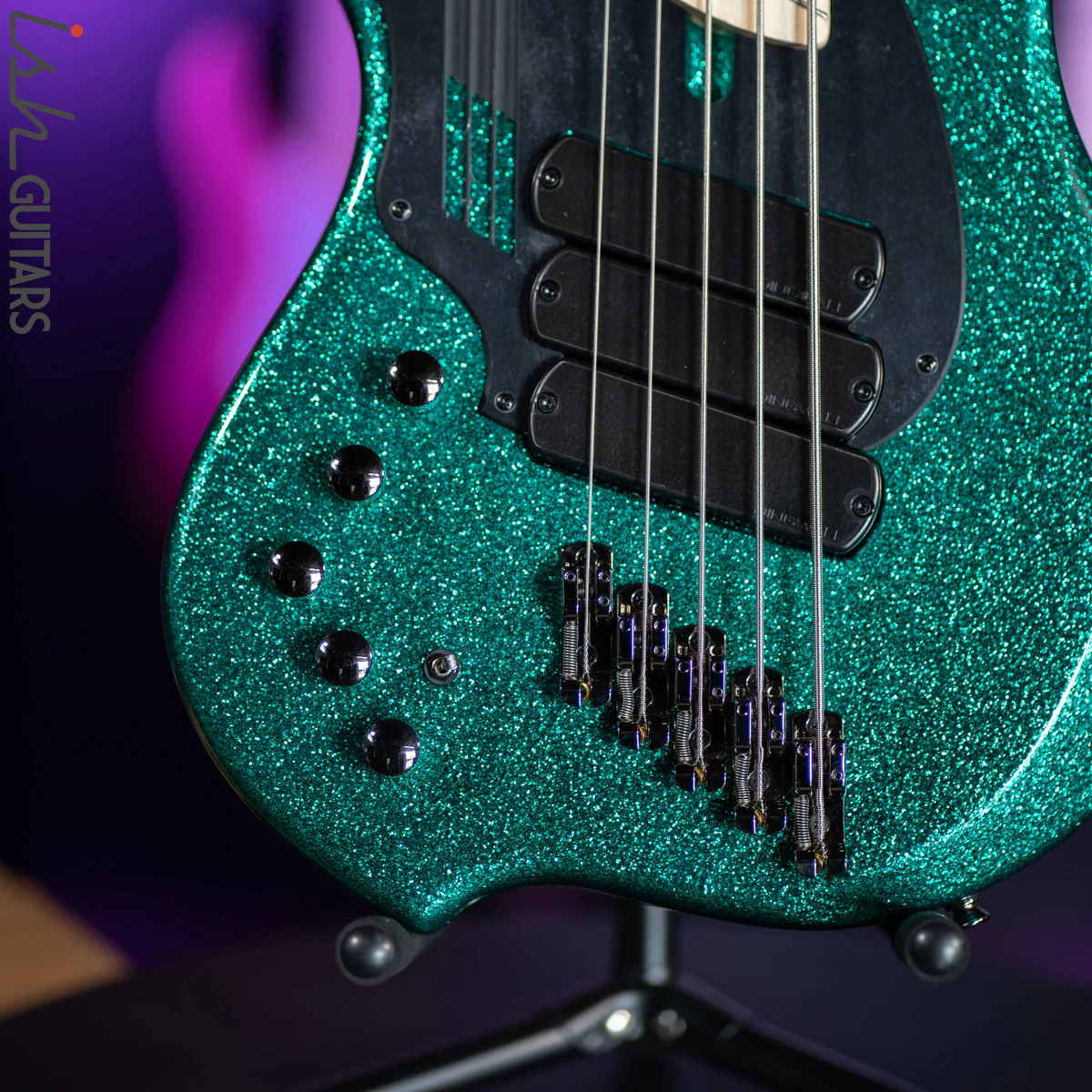 Dingwall Left Handed NG-3 5-String Gloss Metalflake Aquamarine - Image 10