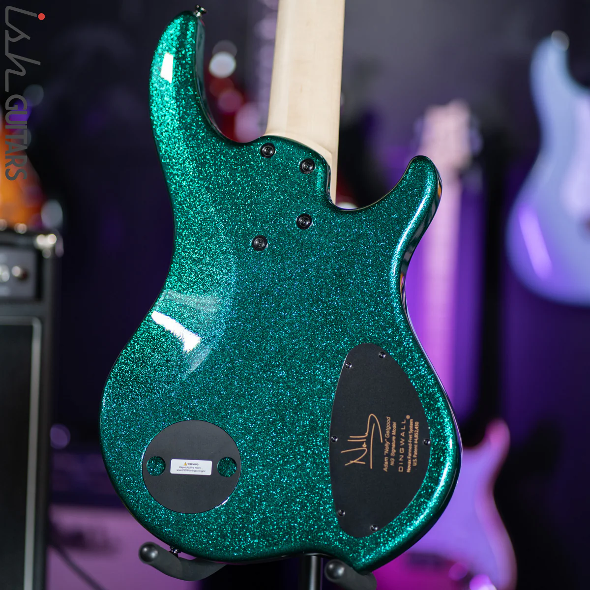 Dingwall Left Handed NG-3 5-String Gloss Metalflake Aquamarine - Image 5
