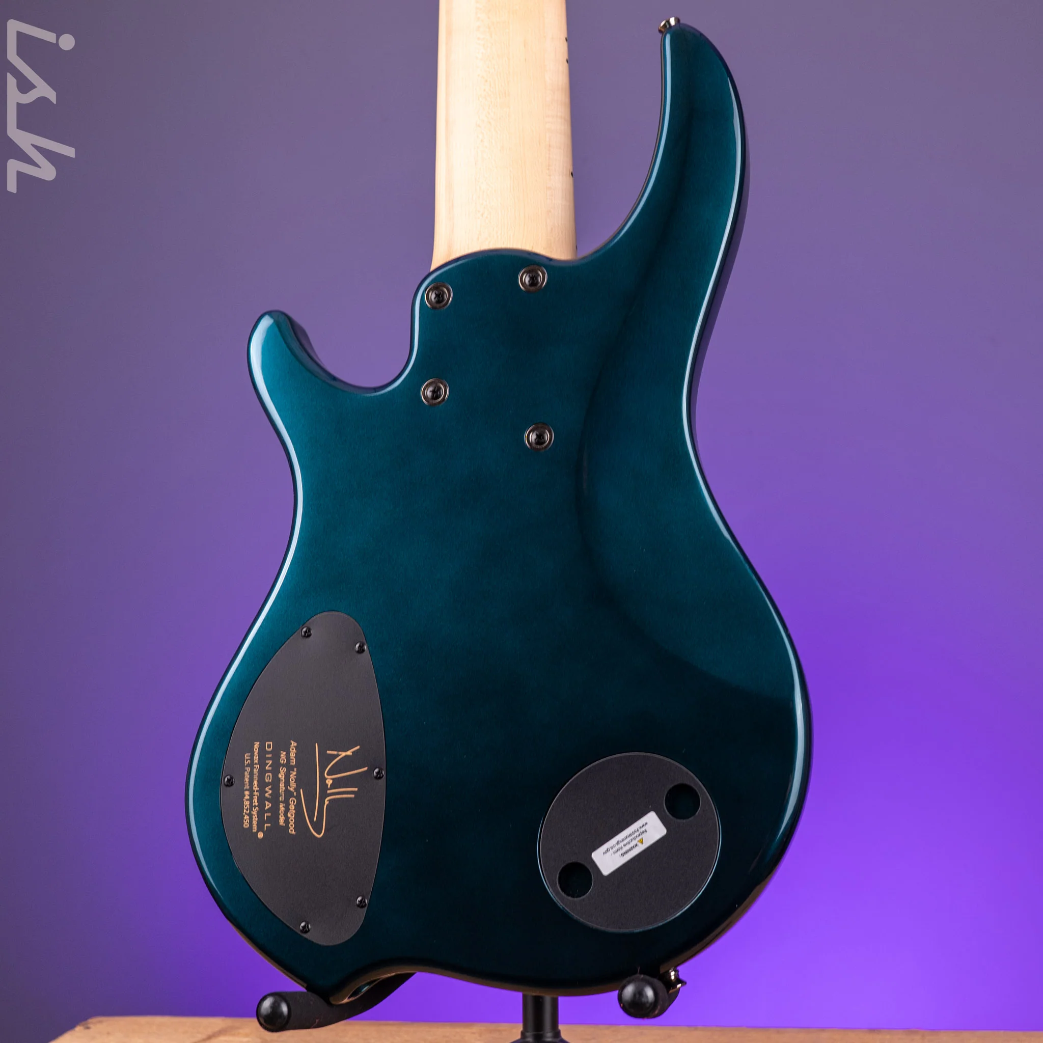 2021 Dingwall NG3 6-String Bass Black Forest Green - Image 11