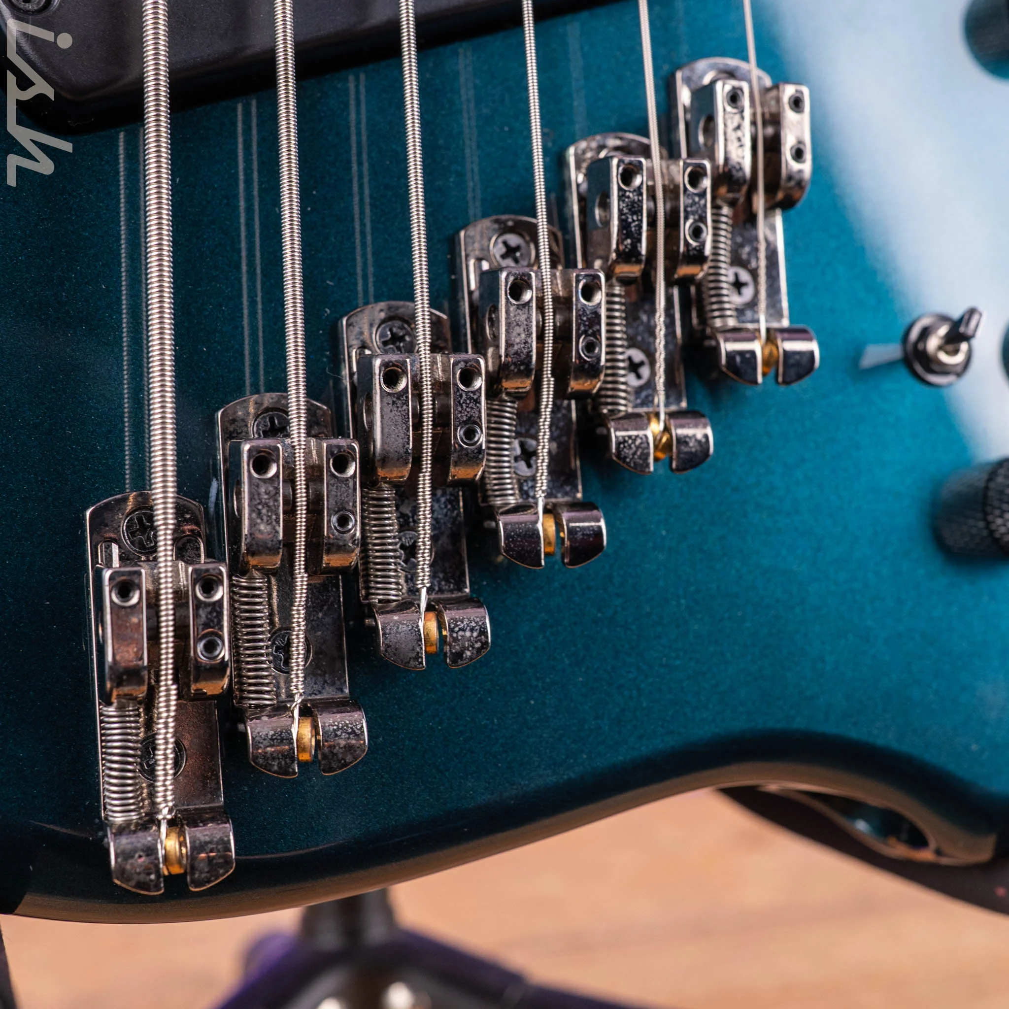 2021 Dingwall NG3 6-String Bass Black Forest Green - Image 7