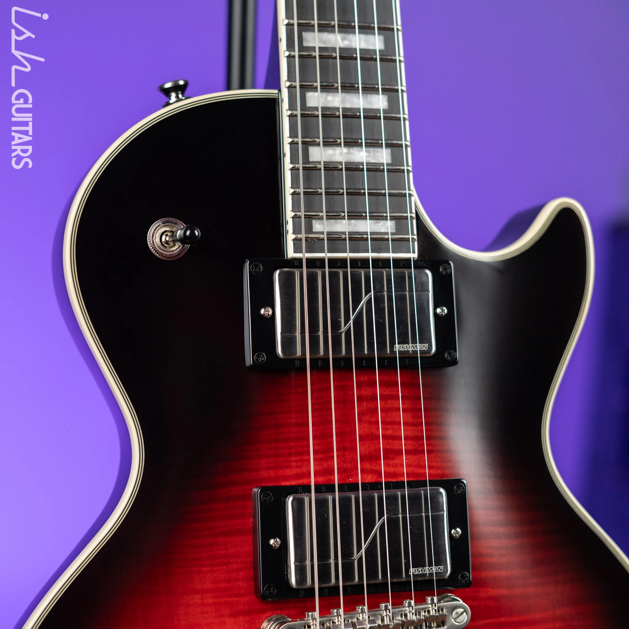 2021 Epiphone Les Paul Prophecy Red Tiger Aged Gloss - Image 3