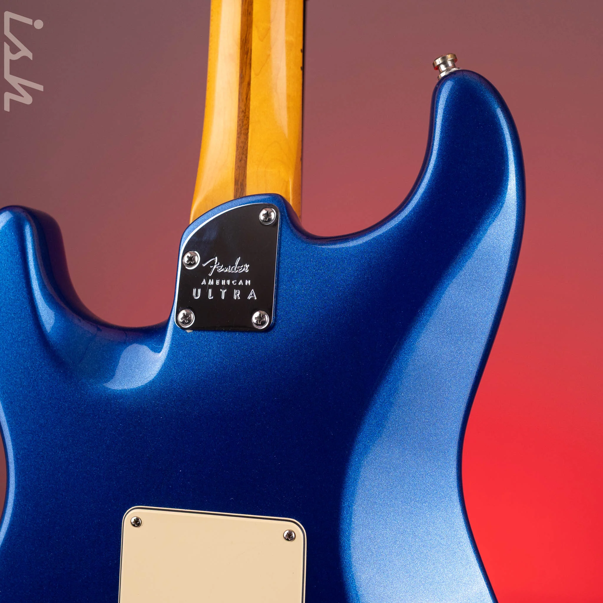 2021 Fender American Ultra Stratocaster Cobra Blue - Image 9