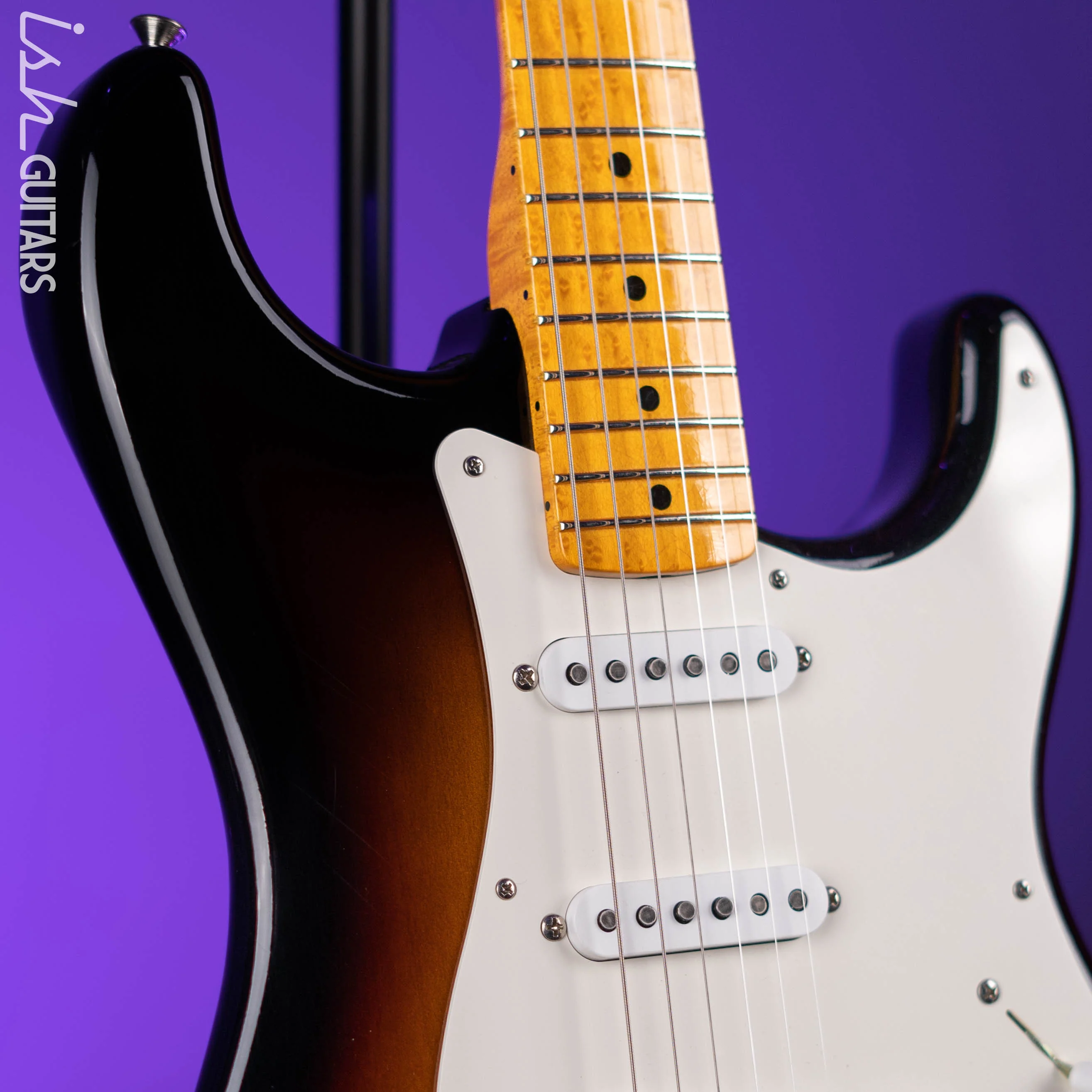 2021 Fender Custom ‘56 Shop Stratocaster Lush Closet Classic 2 Color Sunburst - Image 3