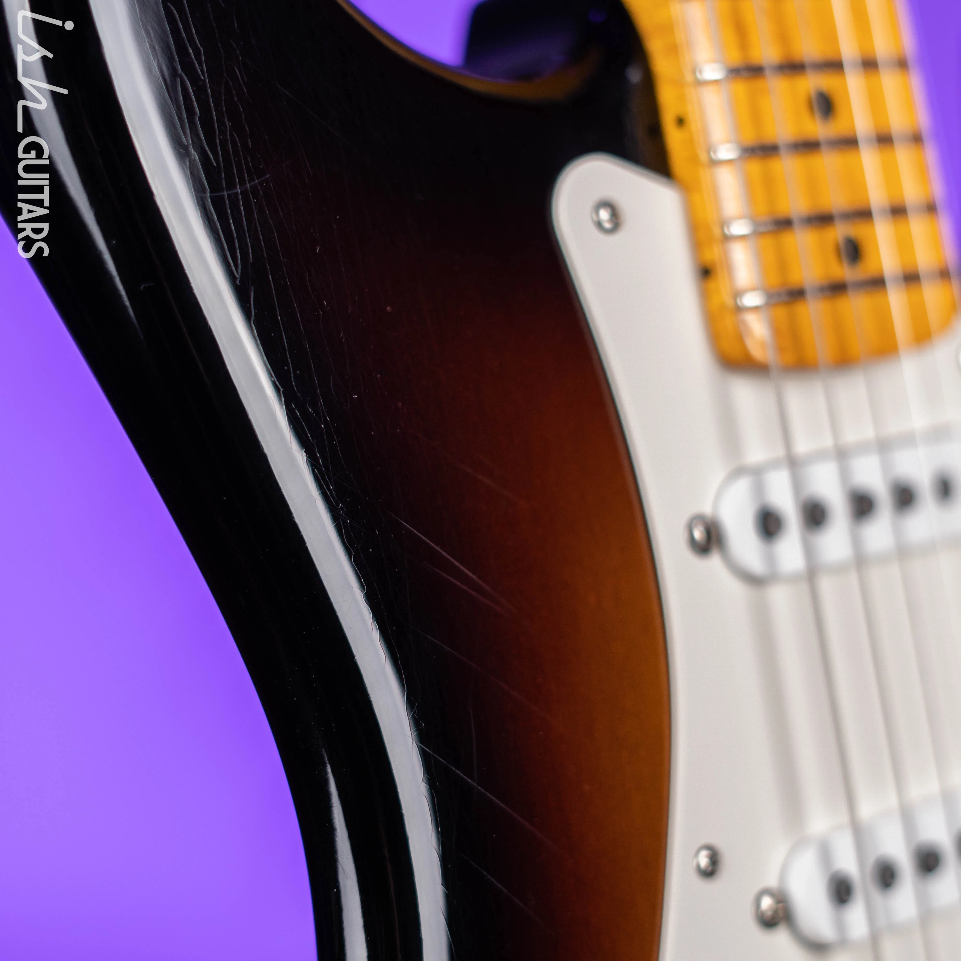 2021 Fender Custom ‘56 Shop Stratocaster Lush Closet Classic 2 Color Sunburst - Image 6